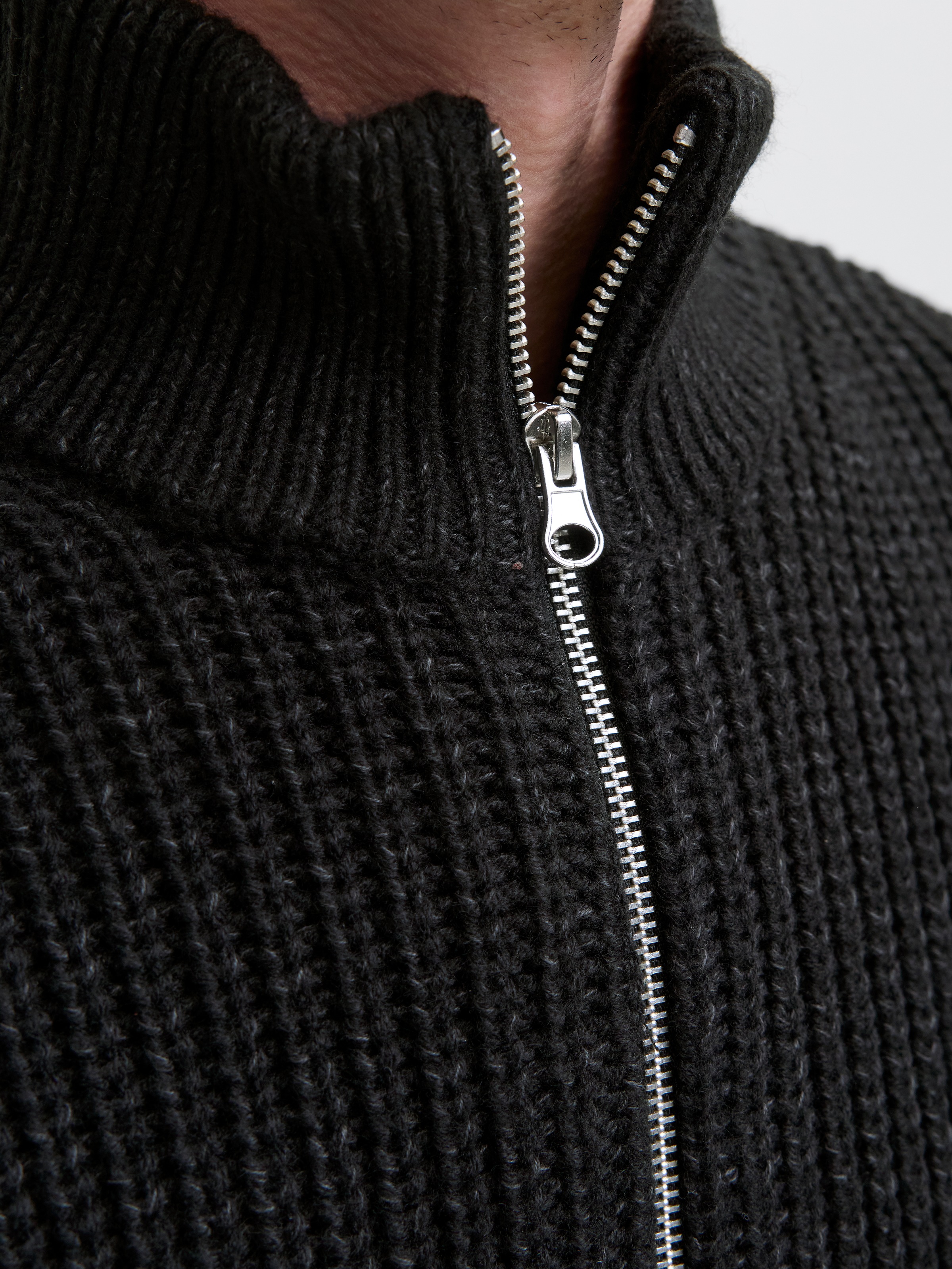 Thumbnail - Jack & Jones Troyer "JORBLEECKER KNIT HALF ZIP BF"