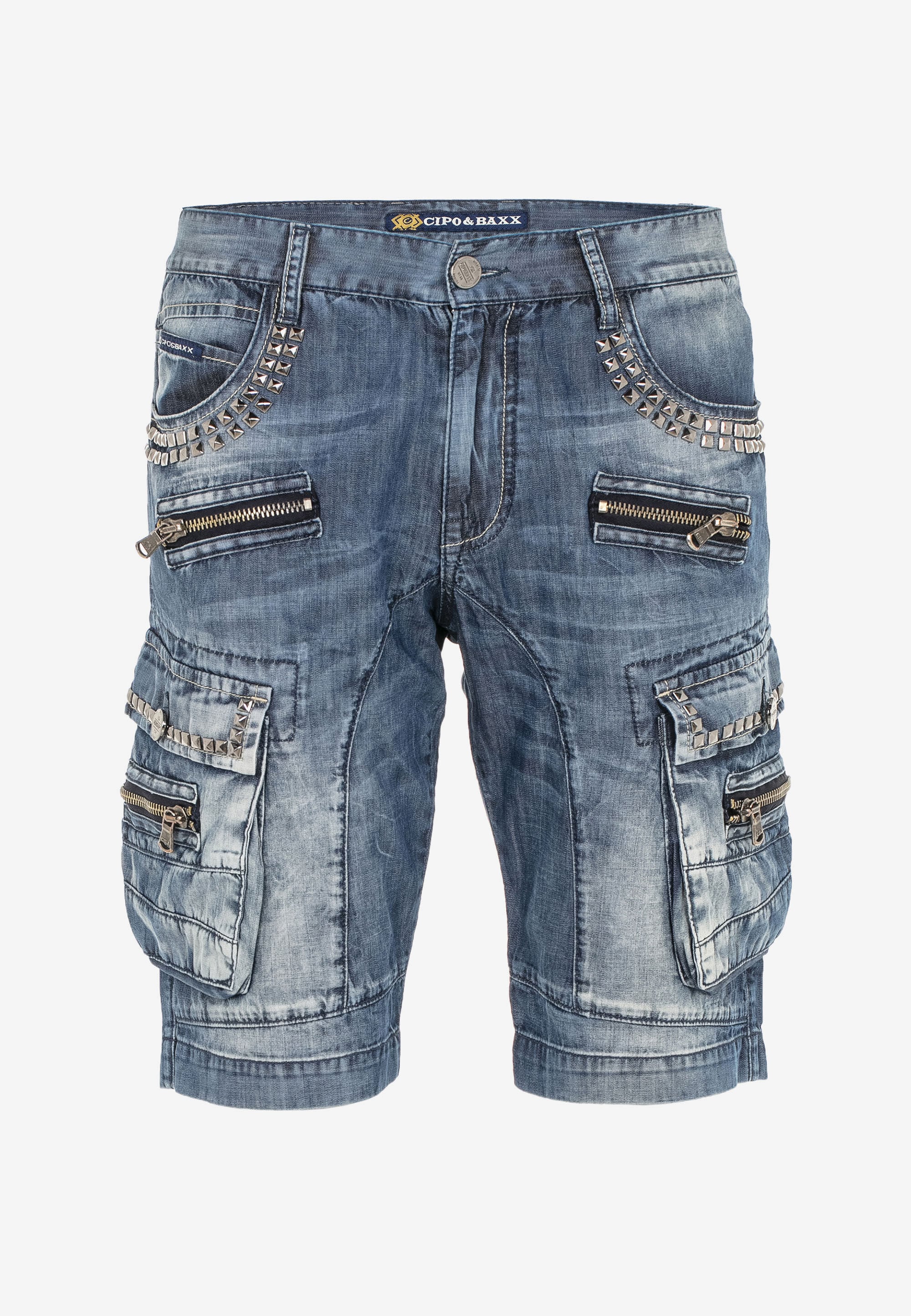 Cipo & Baxx Jeansbermudas »Bermuda & Short«, aus Baumwollmix