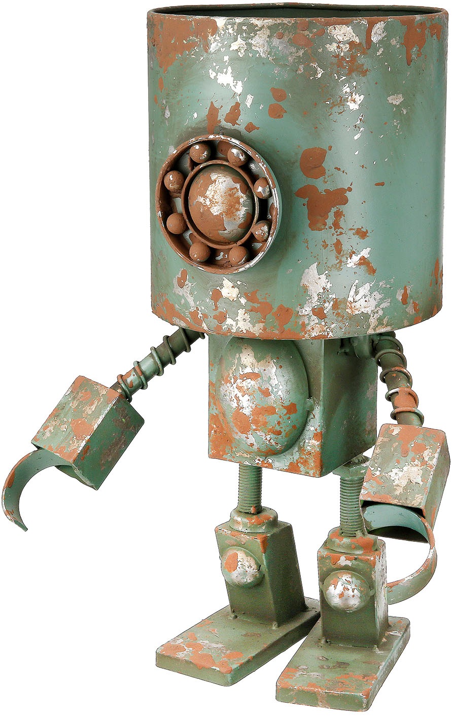 Casablanca by Gilde Übertopf "Übertopf Roboter Robotic grün H. 42 cm", (1 S günstig online kaufen