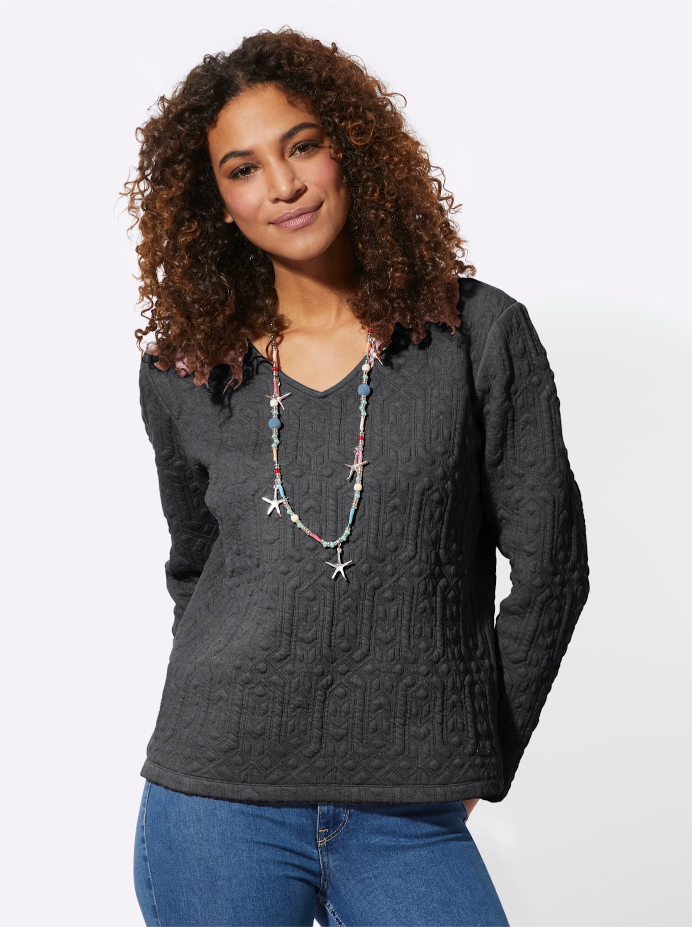 Casual Looks Langarmshirt "Shirt", (1 tlg.) günstig online kaufen