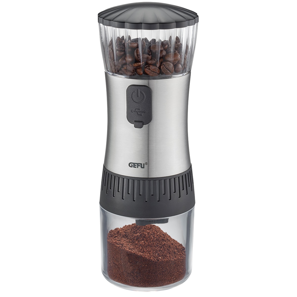 GEFU Kaffeemühle "POLVE" Keramikmahlwerk, stufenlos, Kompakt, leicht, USB günstig online kaufen