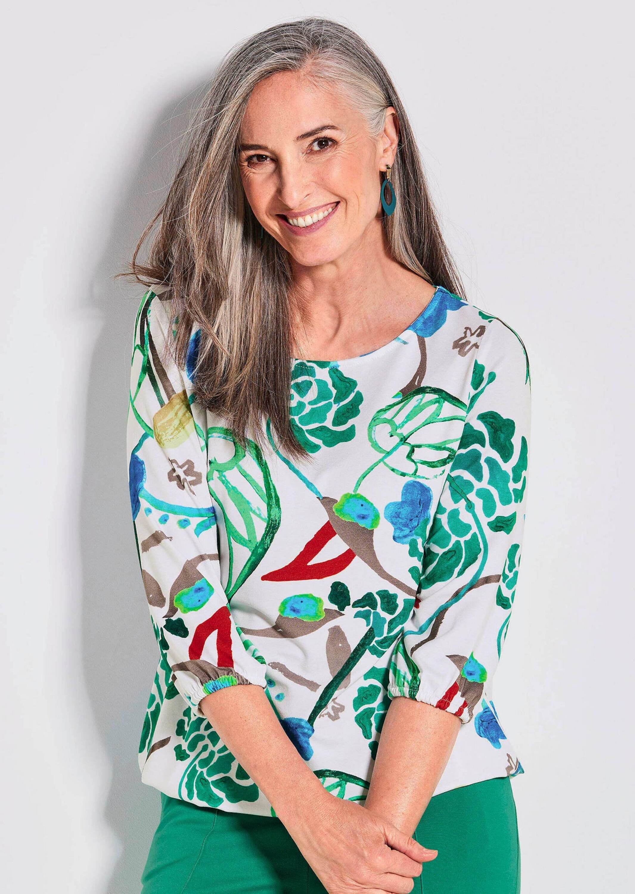 GOLDNER Kurzarmshirt »Shirt«