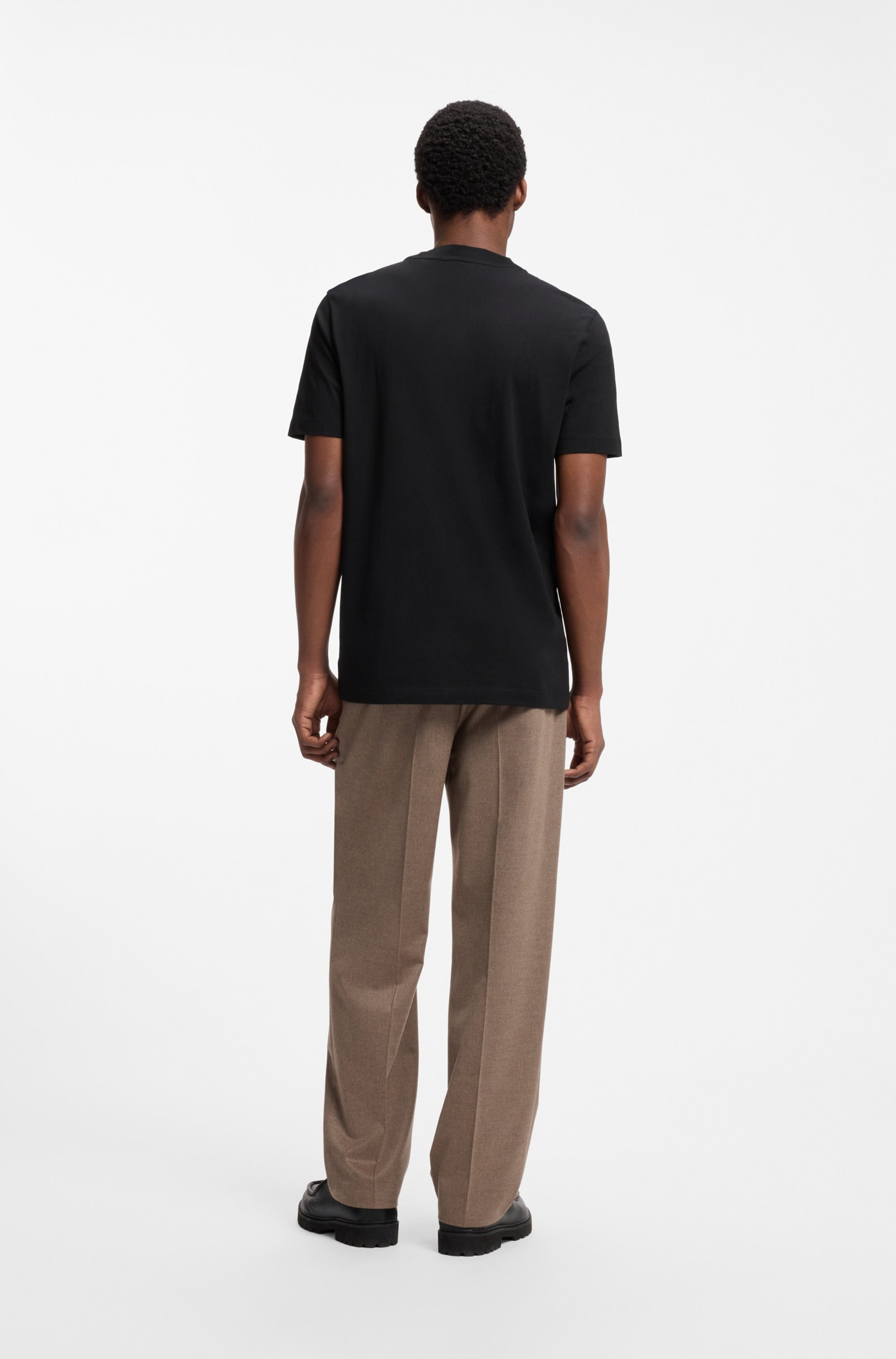 HUGO T-Shirt »Datril« Rundhalsausschnitt, Regular Fit, Baumwoll-Jersey