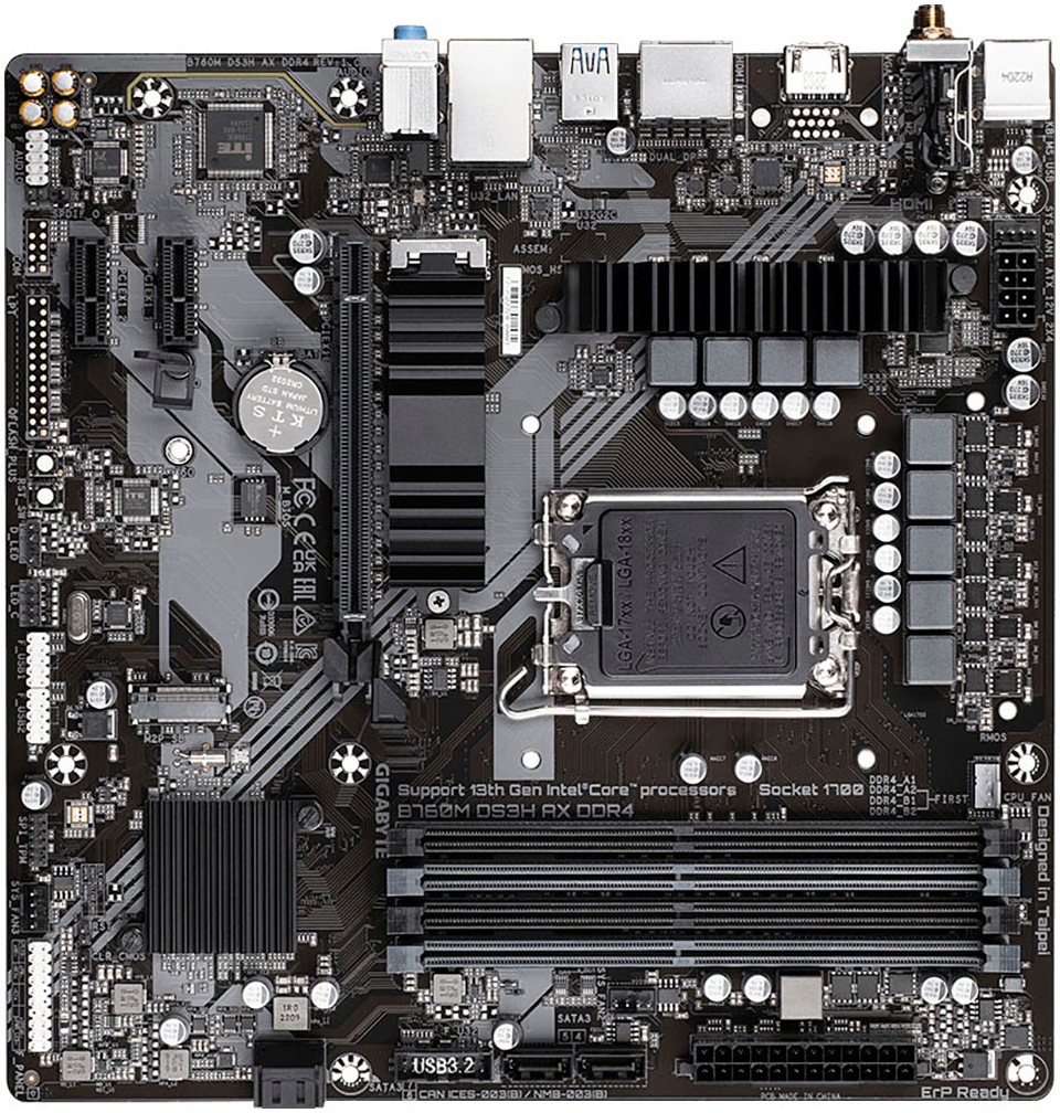 Gigabyte Mainboard »B760M DS3H AX DDR4«