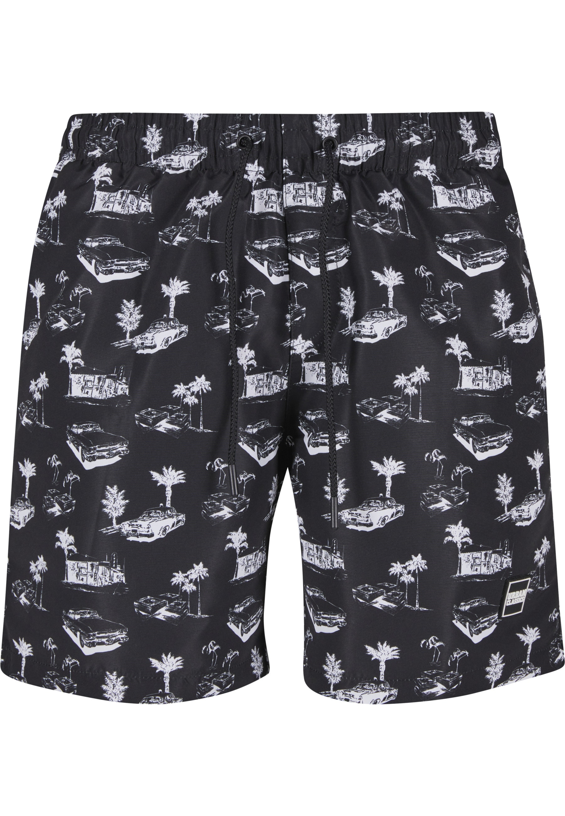 URBAN CLASSICS Badeshorts "Urban Classics Herren Pattern Swim Shorts" günstig online kaufen