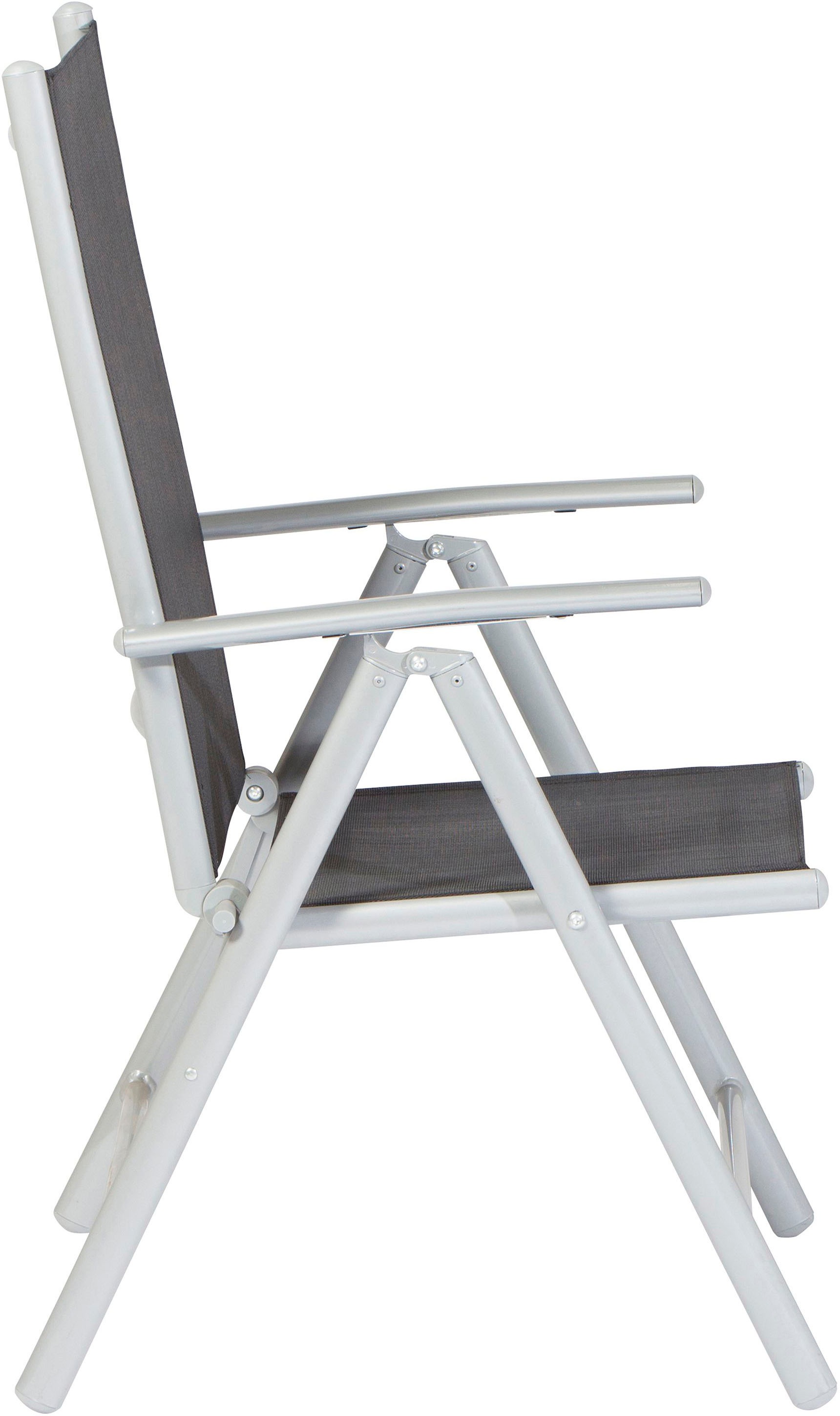 Siena Garden Garten-Essgruppe »Saturn / Sola«, (Set, 5 tlg.), bestehend aus 4 Sesseln und 1 Tisch