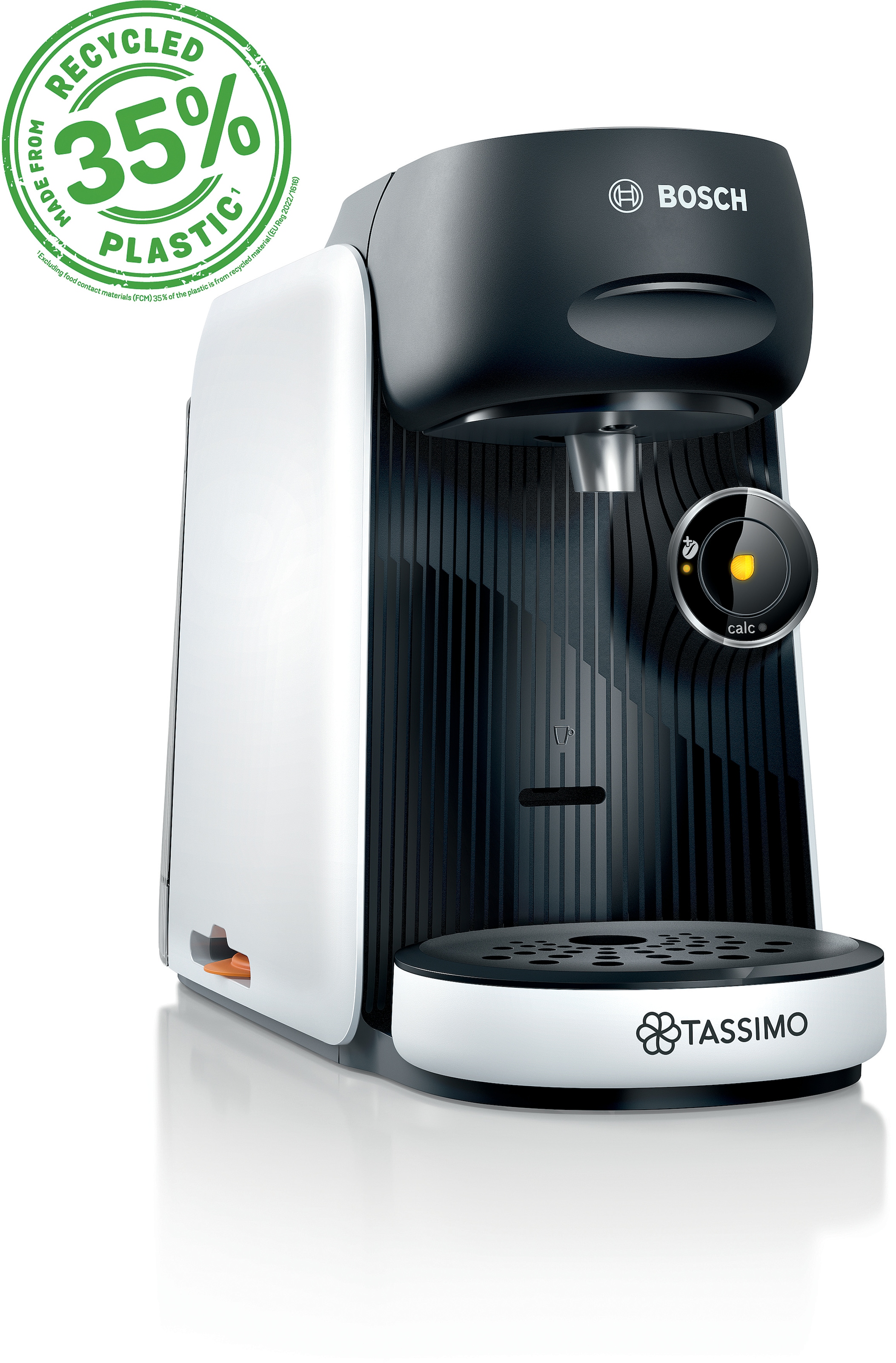 TASSIMO Kapselmaschine »TAS164E«, One-Touch Bedienung, über 70 Getränke, nachhaltig, weiß/schwarz