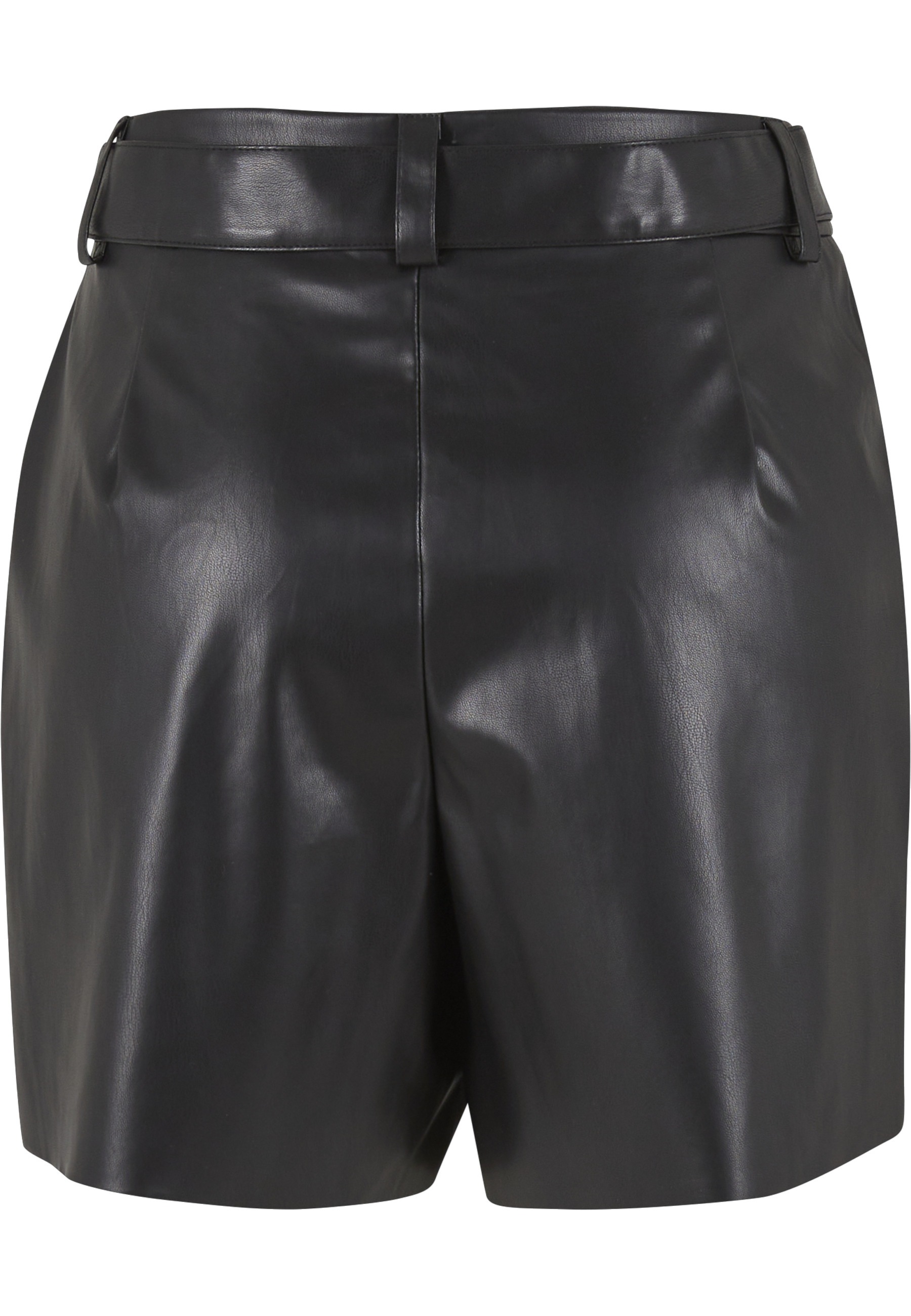 URBAN CLASSICS Shorts »Urban Classics Ladies Synthetic Leather Shorts«