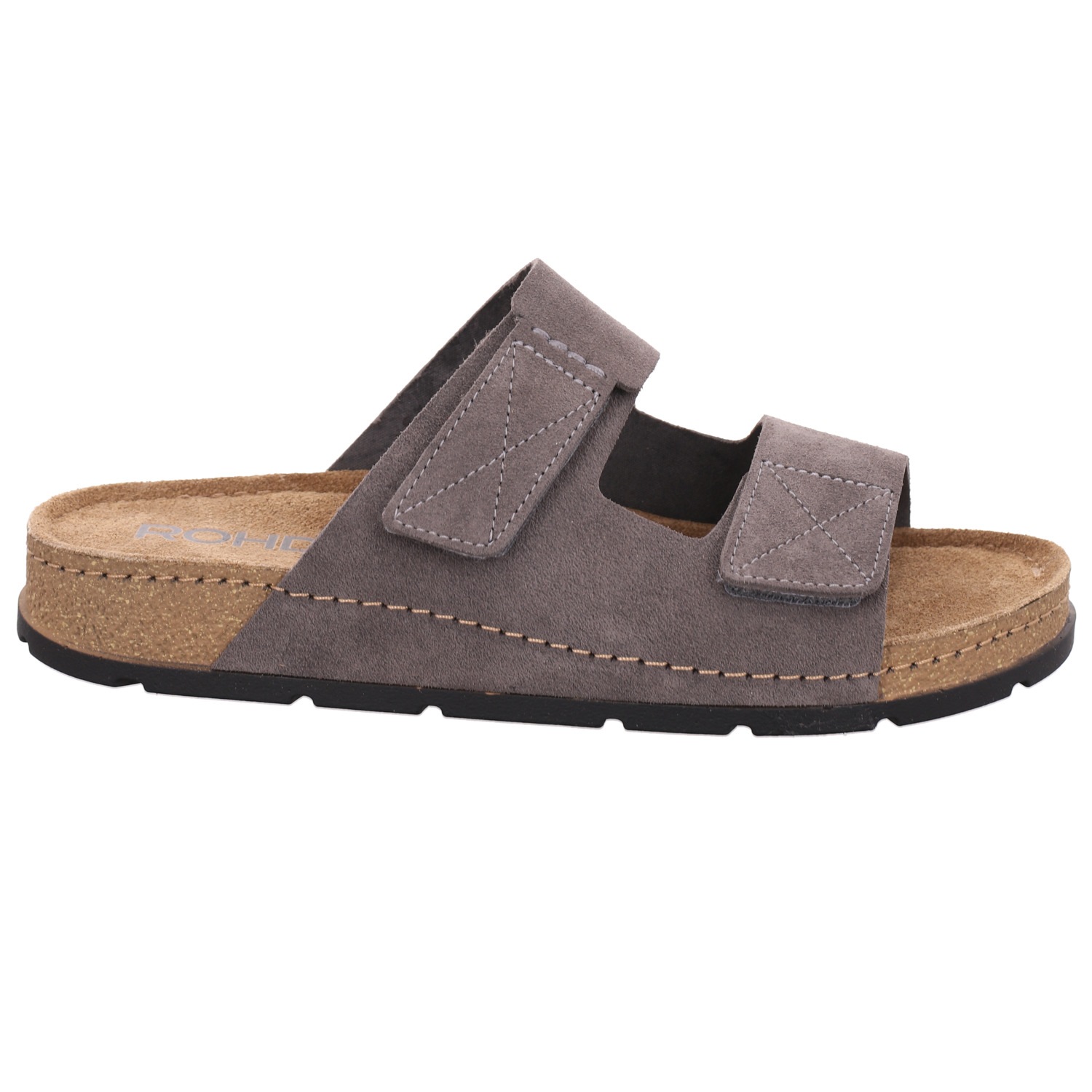 Rohde Pantolette »SOAVE«  Sommerschuh, Hausschuh, Klettschuh mit Softfußbett