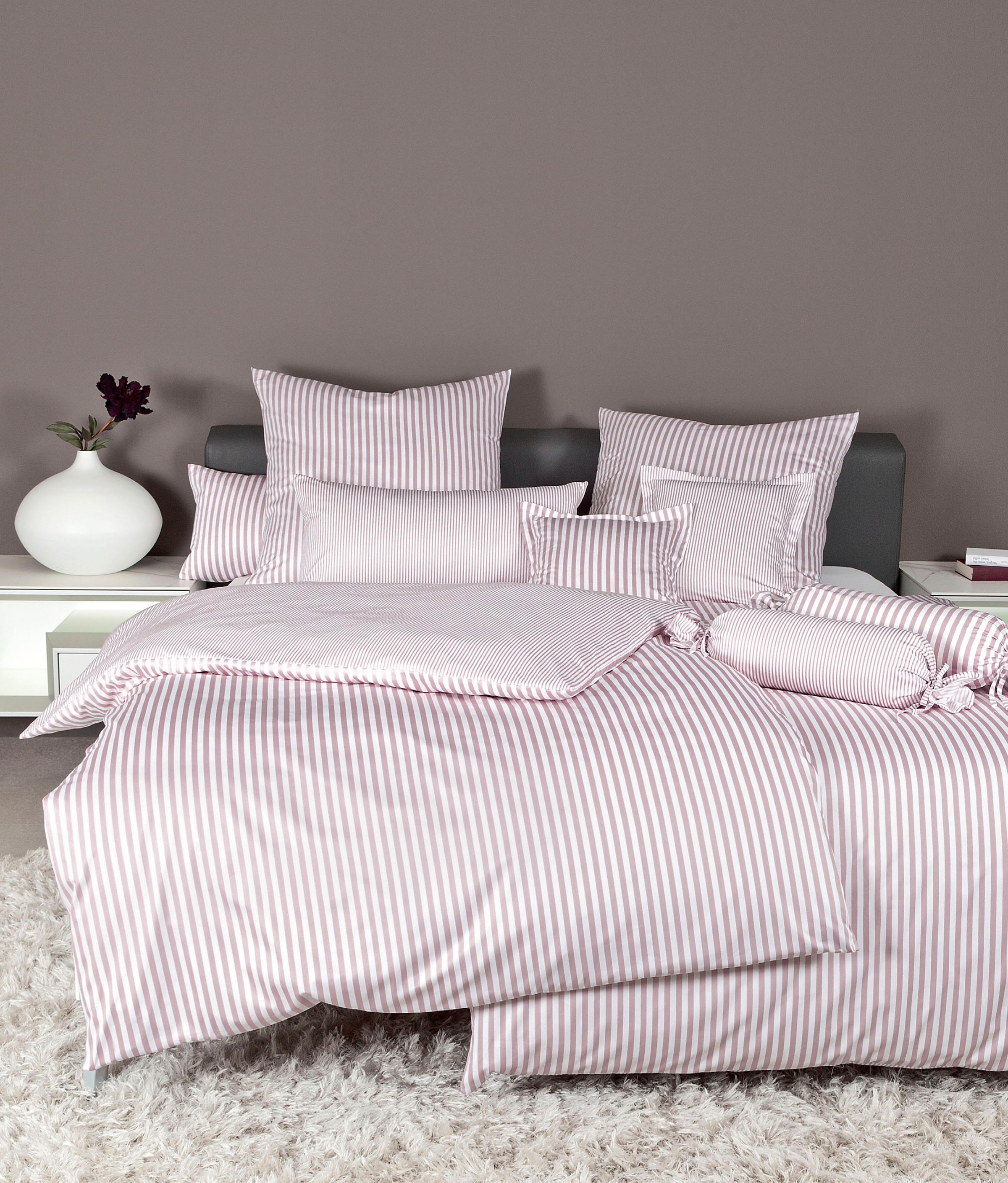 Janine Wendebettwäsche "modernclassic 3912, 100% Baumwolle" 2 Stk. mit Reiß günstig online kaufen