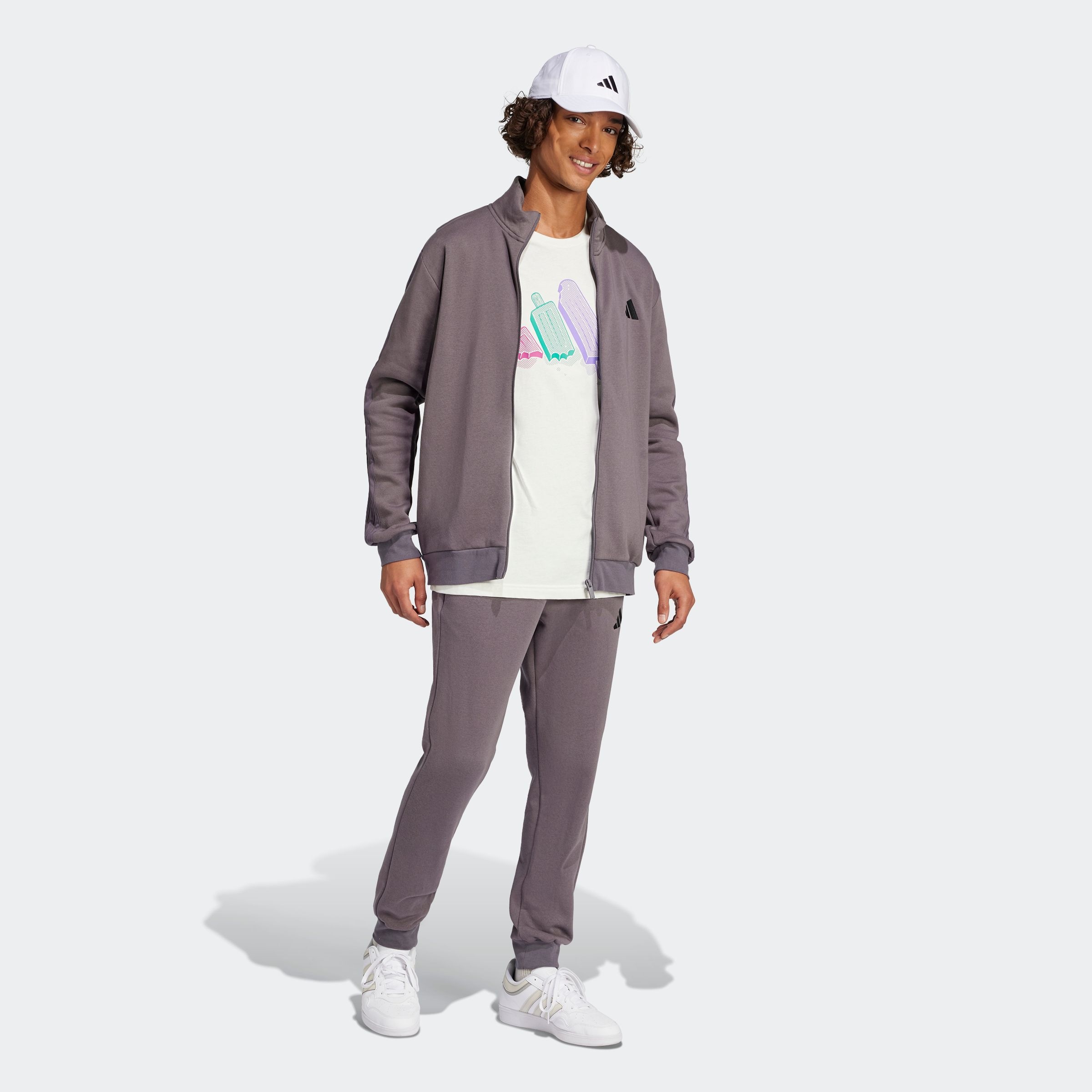 adidas Sportswear Trainingsanzug »M 3S FL TT TS«, (2 tlg.)
