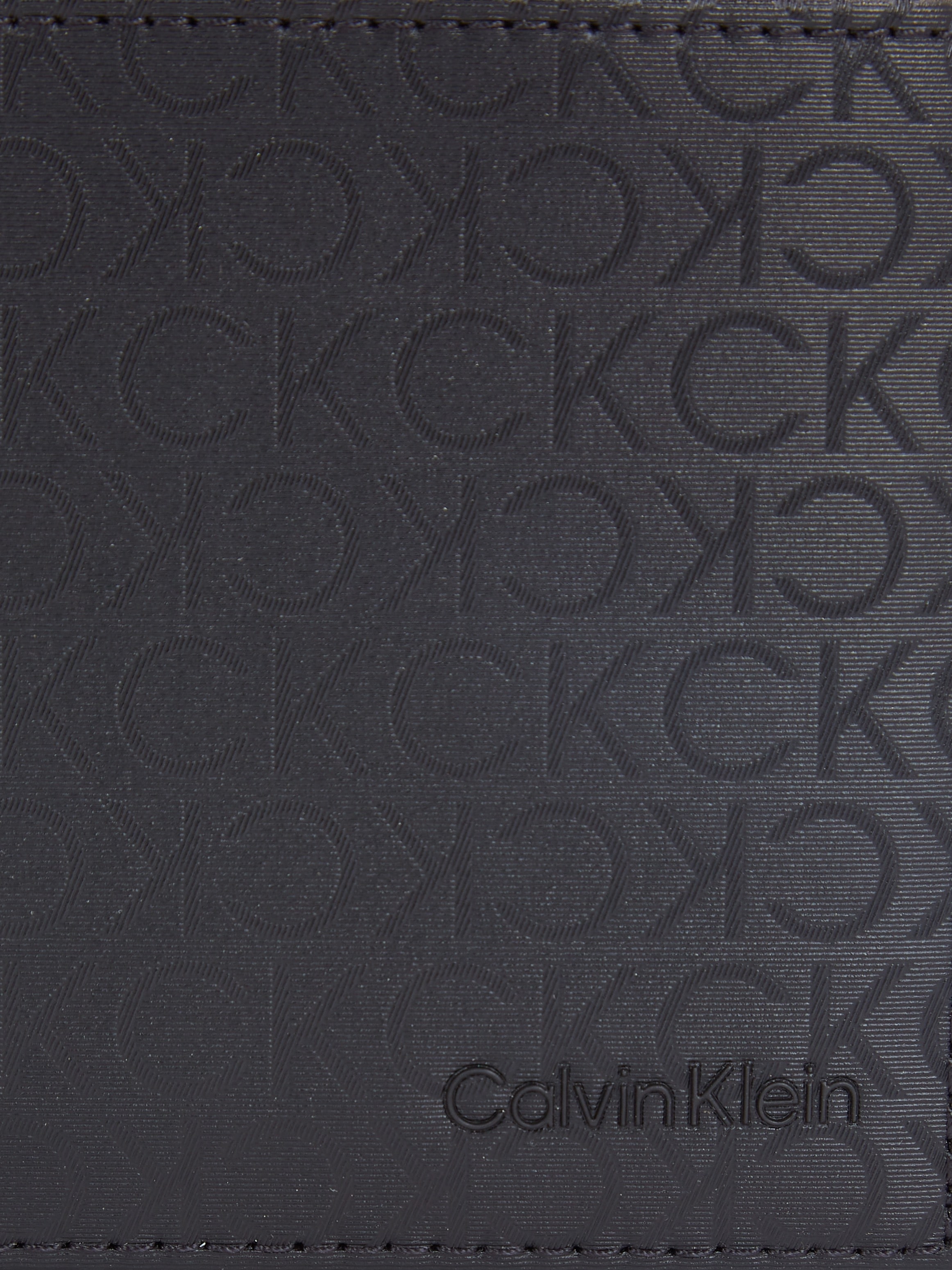 Calvin Klein Geldbörse 5CC mit | Logo bestellen Allover BAUR schönem »CK W/COIN«, BIFOLD ELEVATED