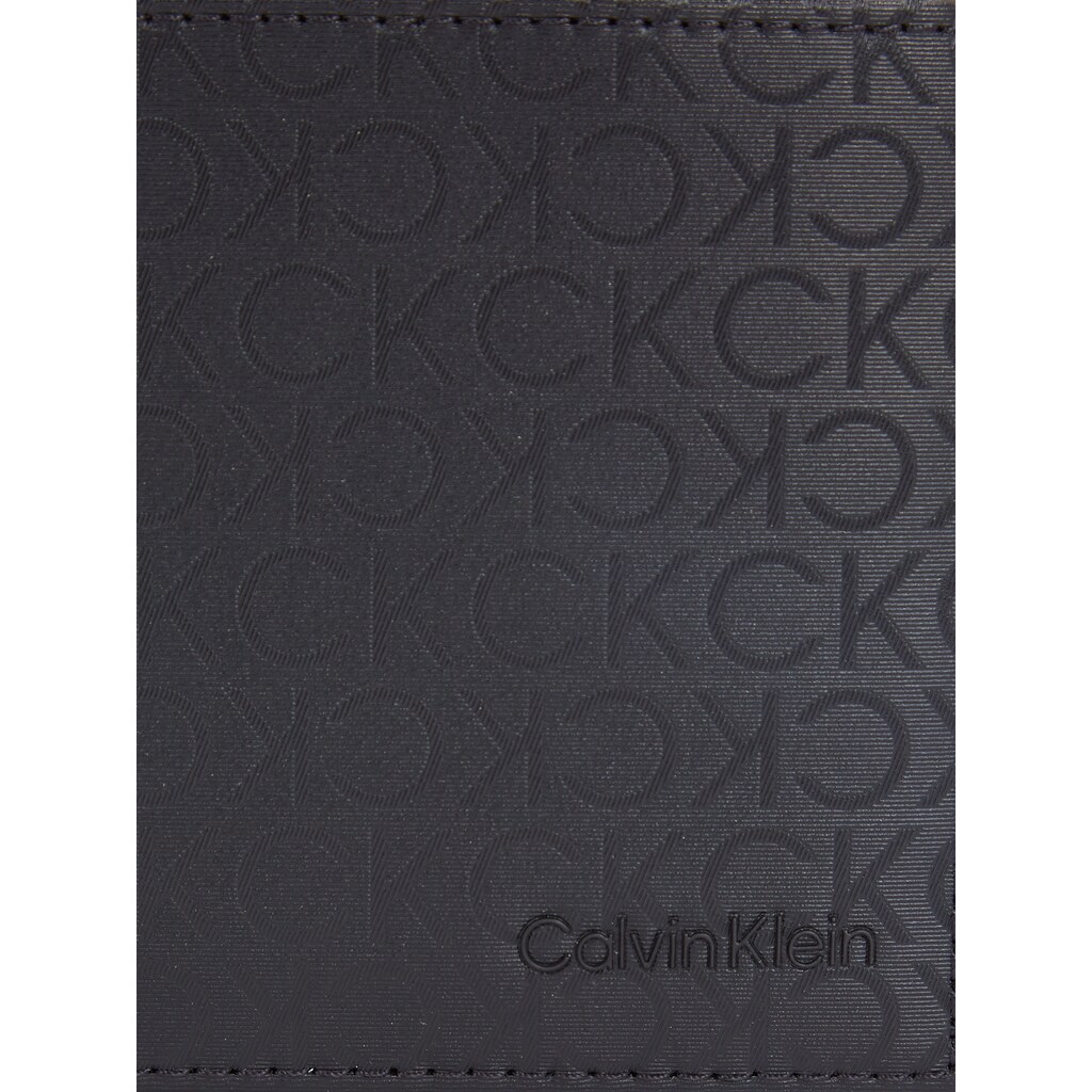 Calvin Klein Geldbörse »CK ELEVATED BIFOLD 5CC W/COIN«, mit schönem Allover Logo