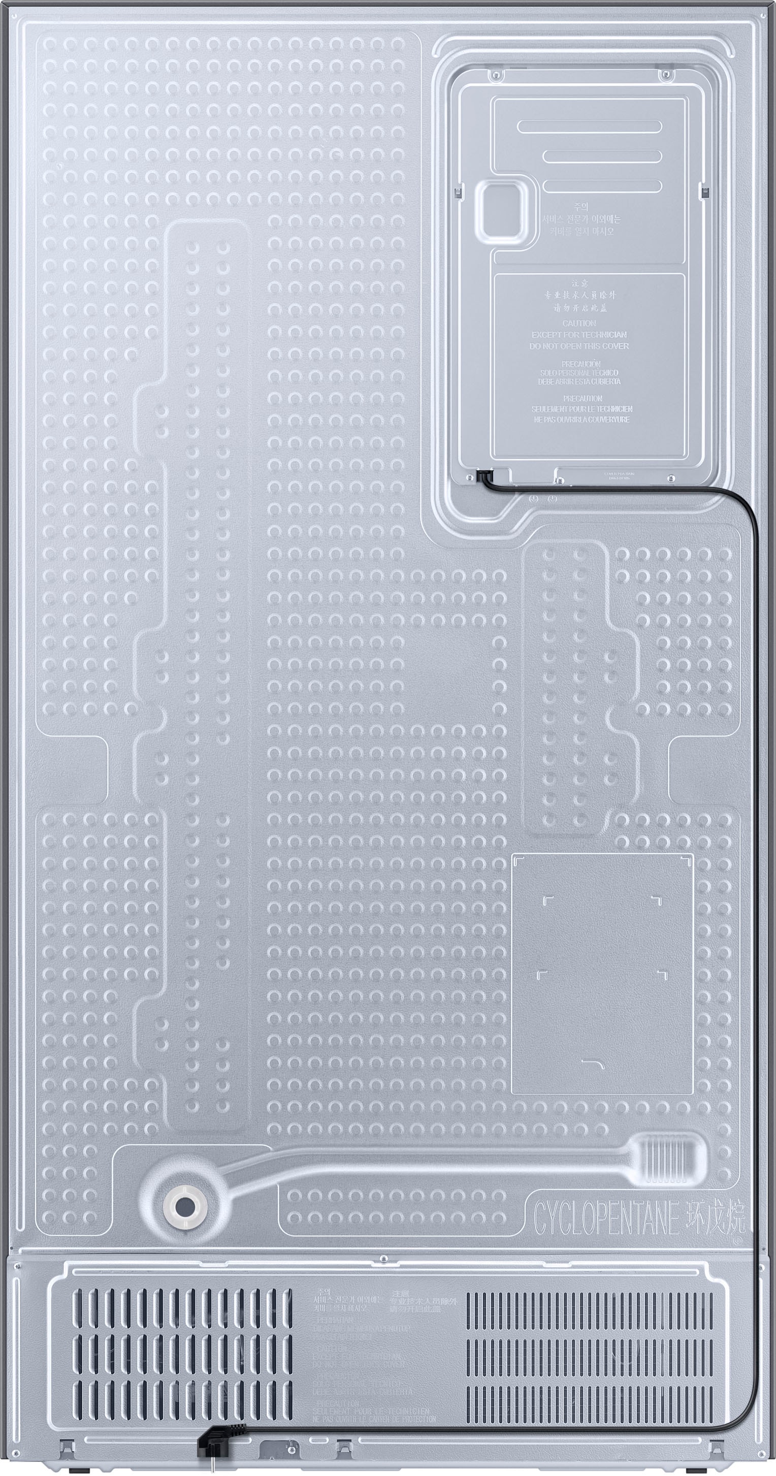 Samsung Side-by-Side »RS6JA8811«, RS6JA8811S9, 178 cm hoch, 91,2 cm breit, mit Festwasseranschluss