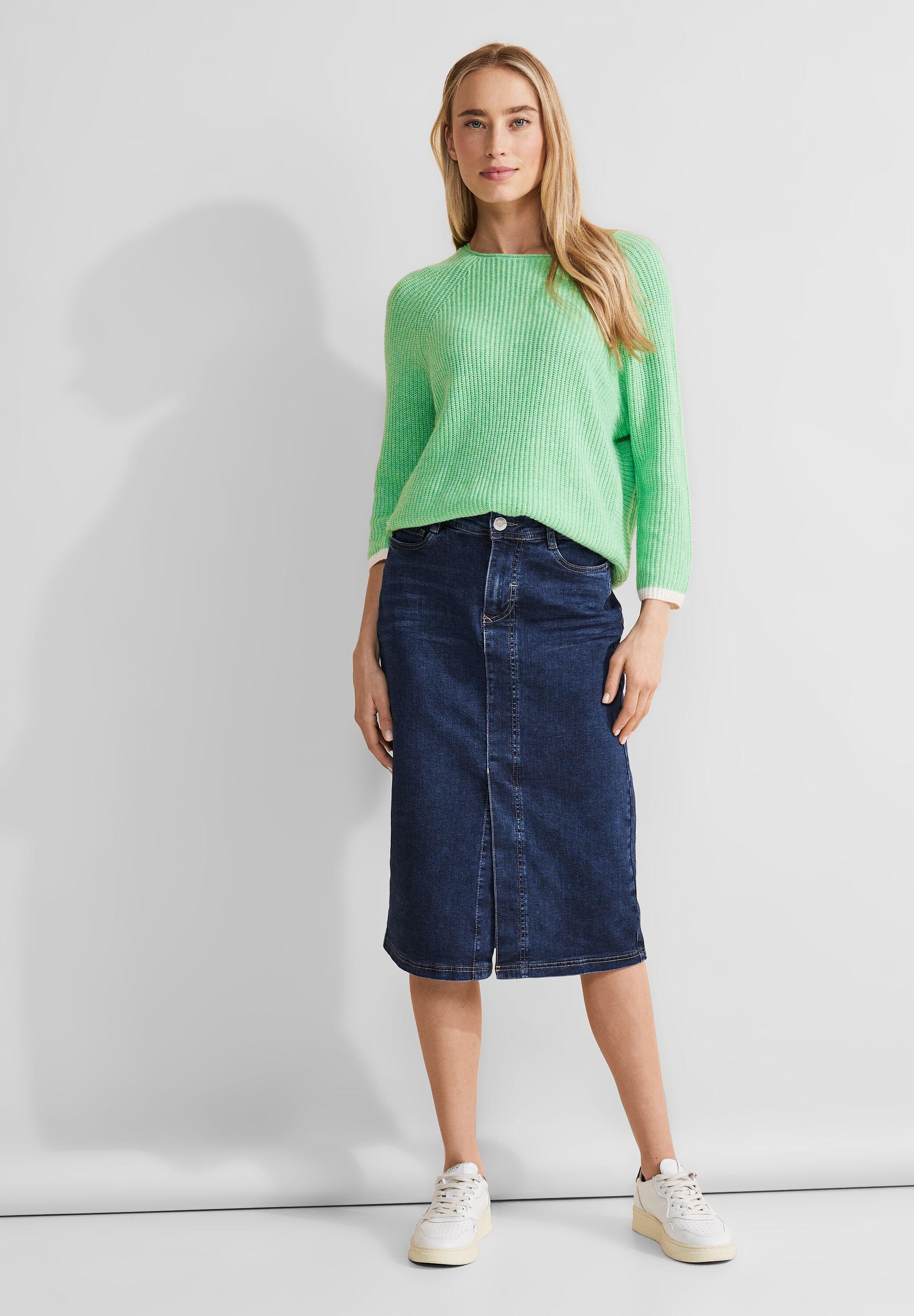 STREET ONE Jeansrock, High Waist