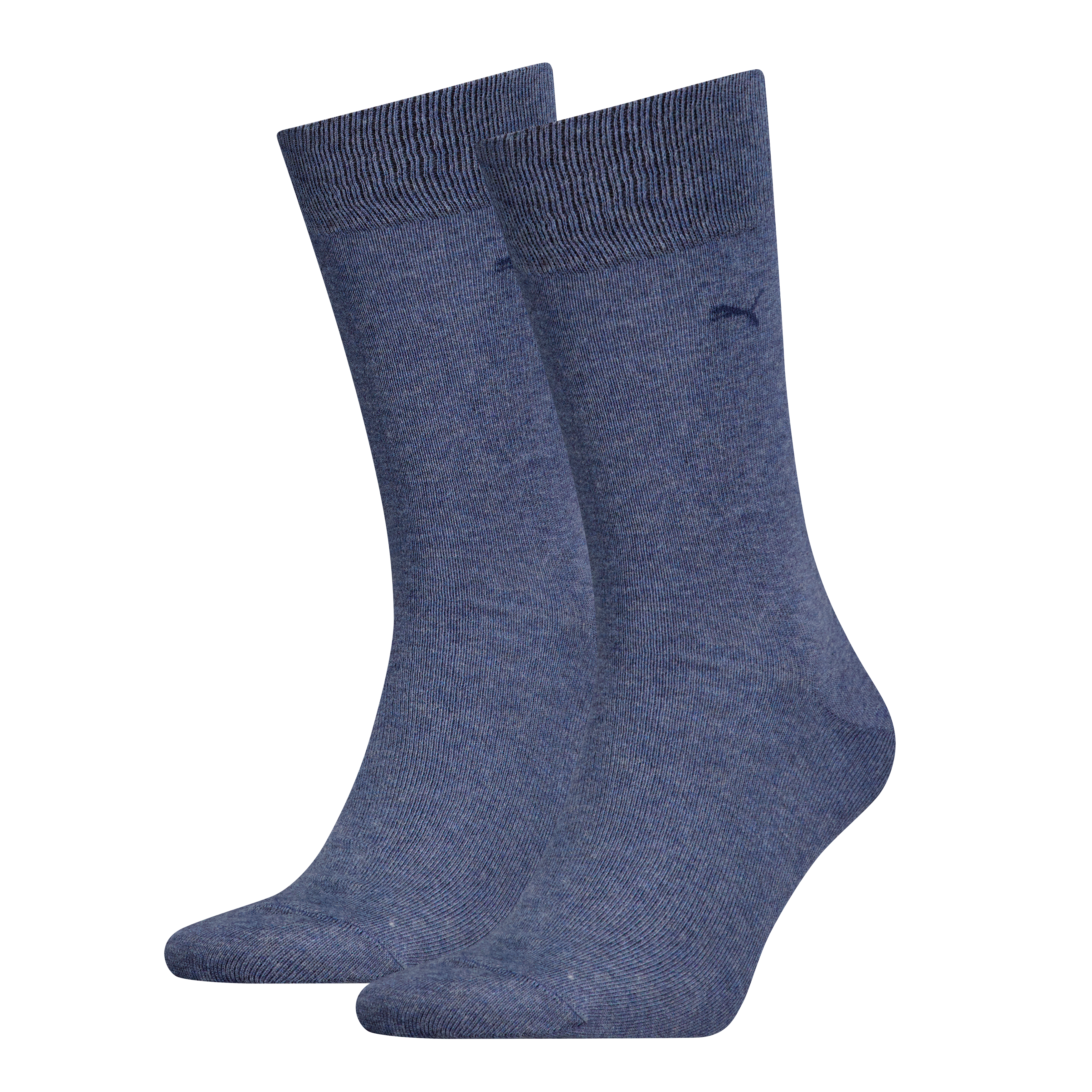 PUMA Herren Socken "PUMA MEN CLASSIC SOCK 2P", Gr. 39, blau, Baumwollmischung, Socken, mit modischem Branding