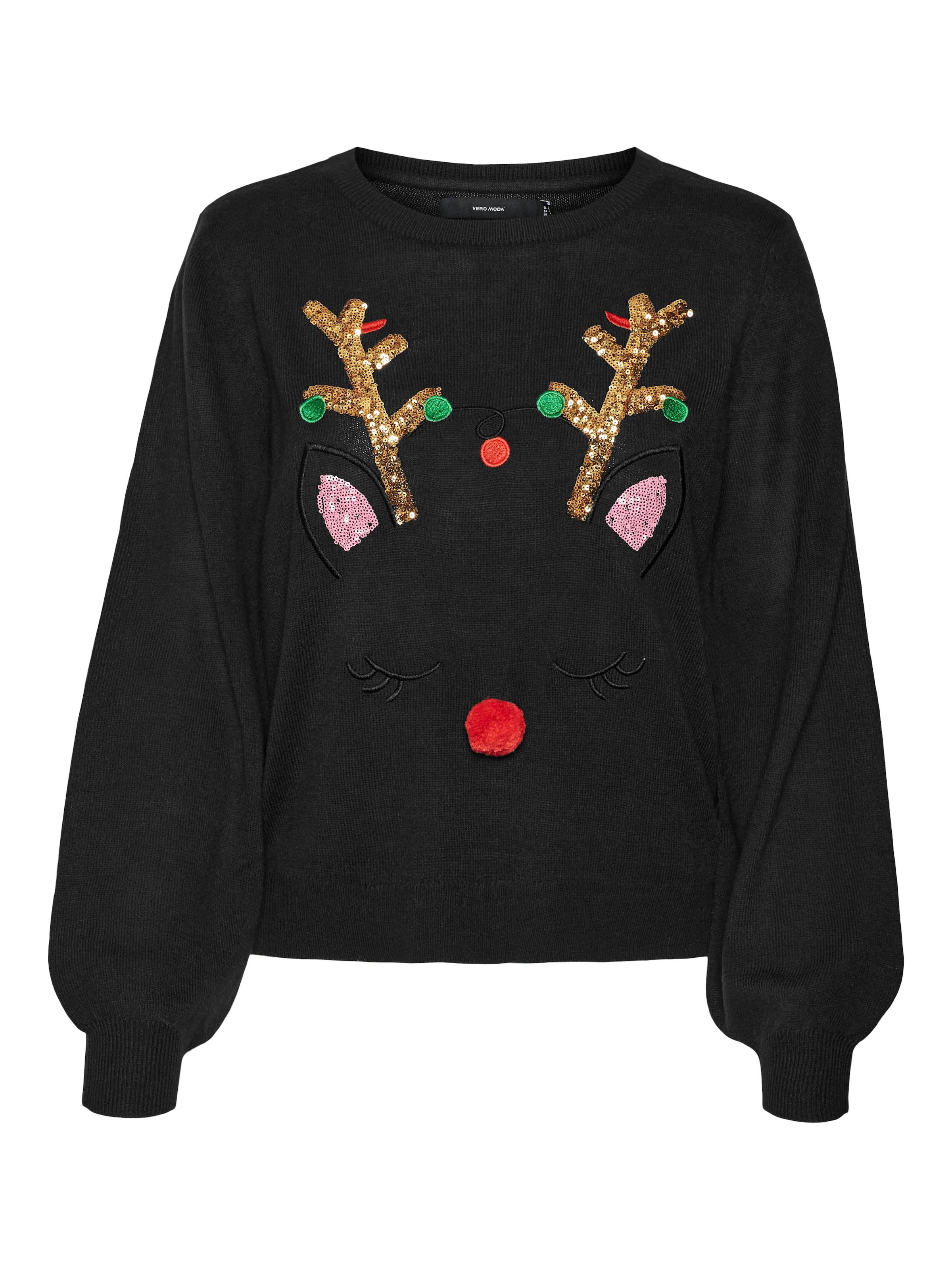 Weihnachtspullover »VMRUDOLF LS O-NECK PULLOVER XMAS LCS«