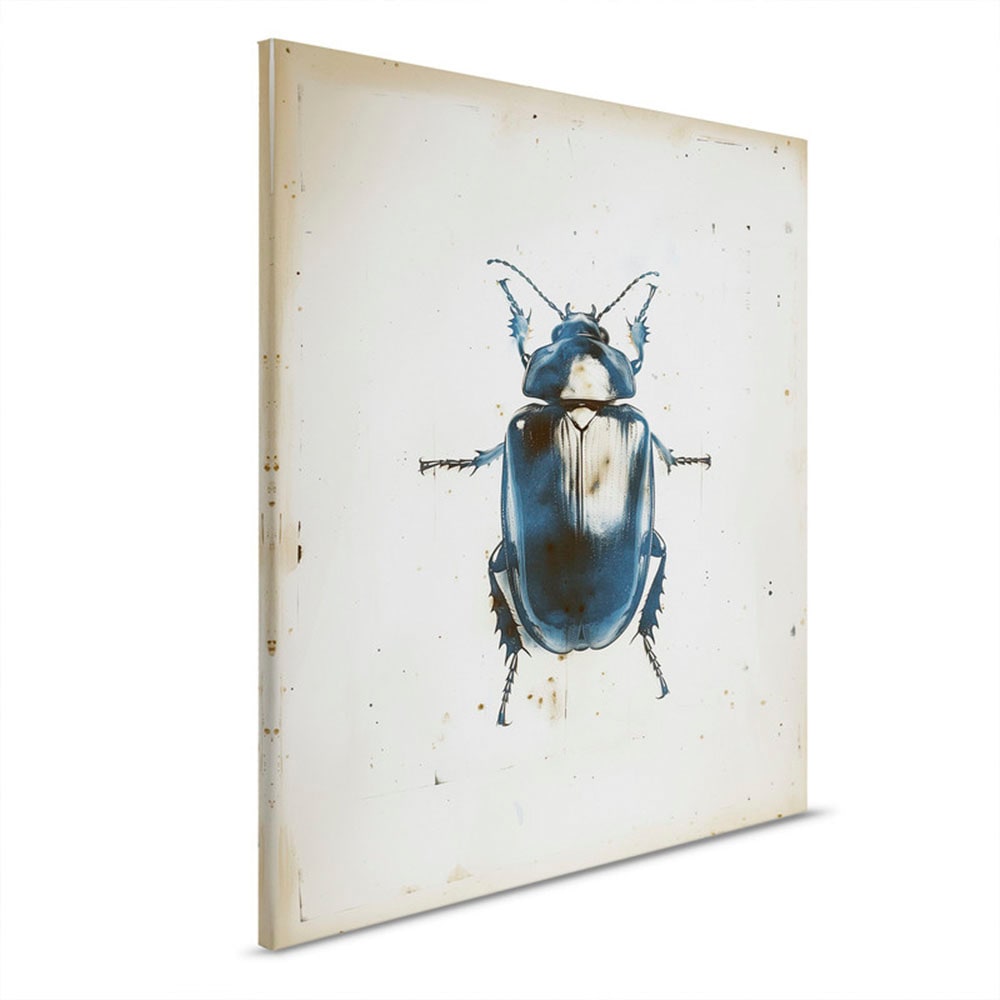 A.S. Création Leinwandbild "Beetle - Wandbild Beige Blau Schwarz Keilrahmen günstig online kaufen