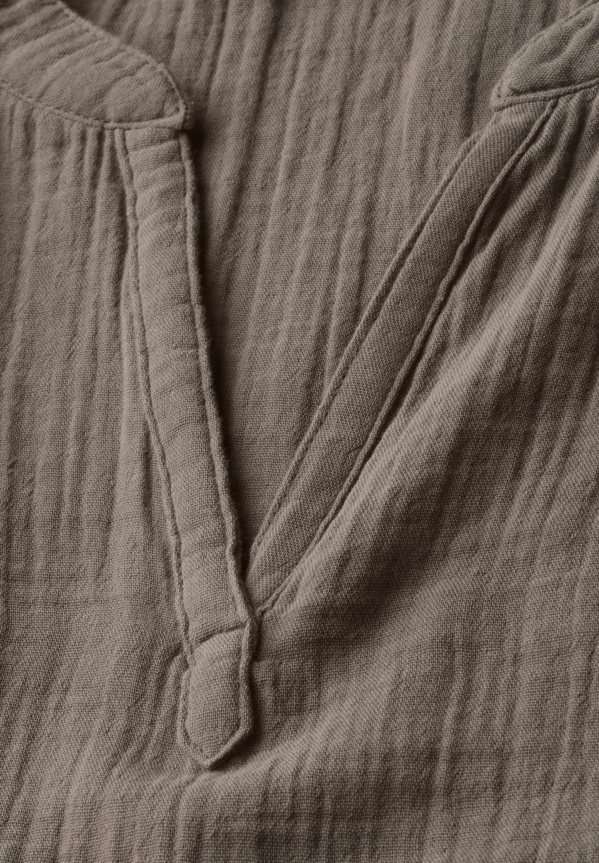 STREET ONE Hemdbluse, aus reiner Baumwolle