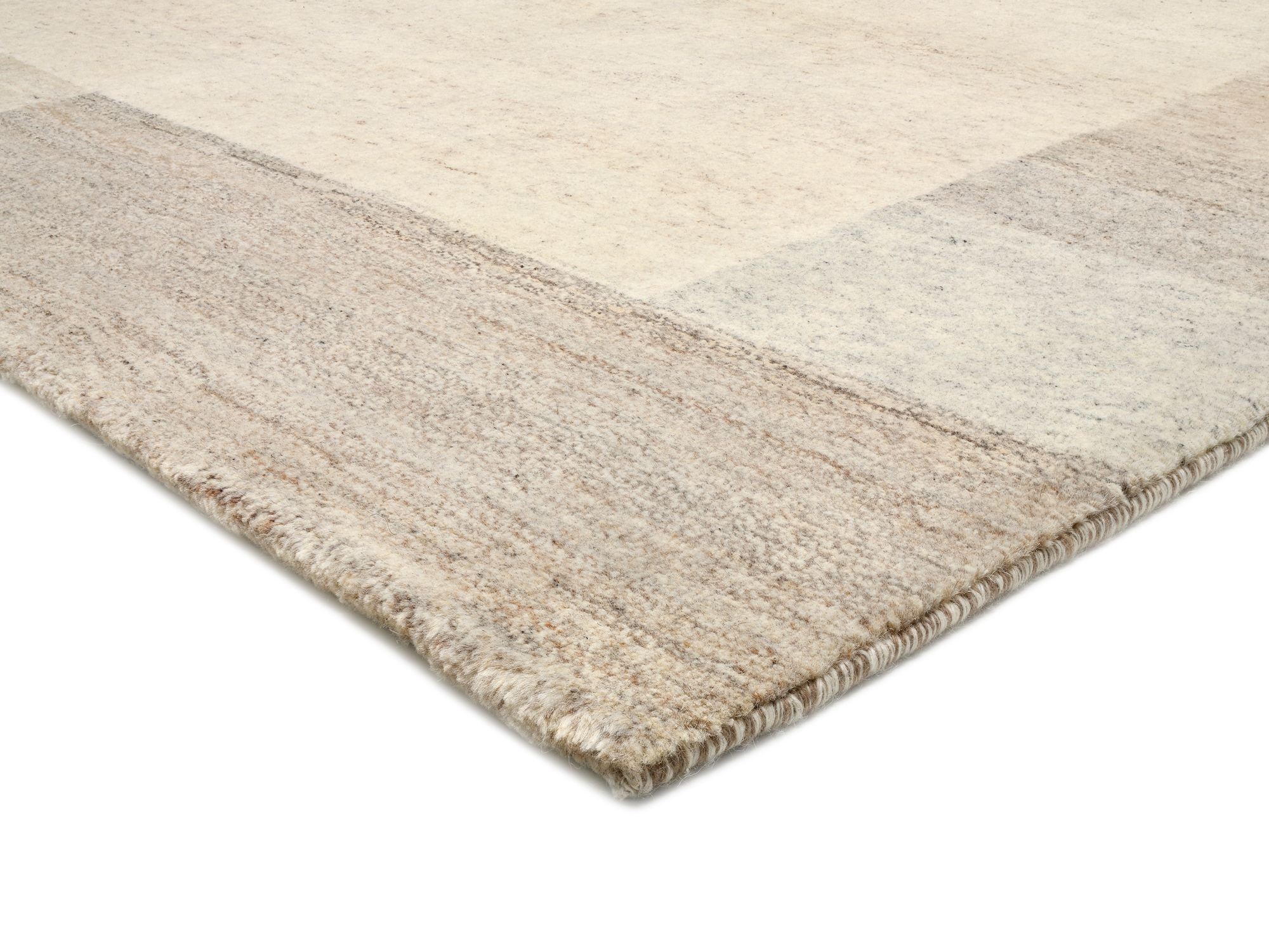 OCI DIE TEPPICHMARKE Wollteppich »ESEMPIO BORDER ,  auch als Läufer erhältlich« rechteckig 18 mm Höhe handgeknüpft, 100% natürliche Fasern, schwere Qualität, Wohnzimmer