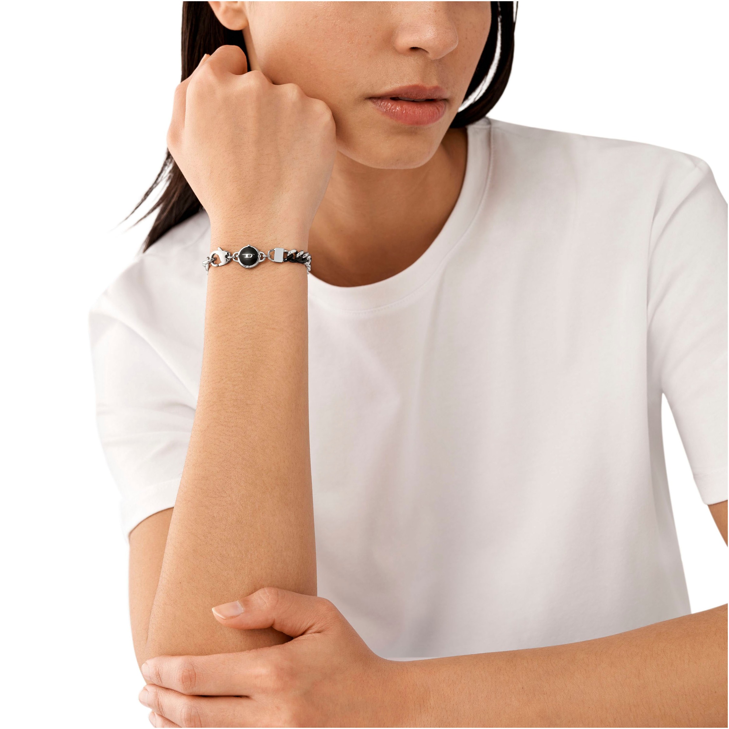 Diesel Armband »STEEL, DX1498931«
