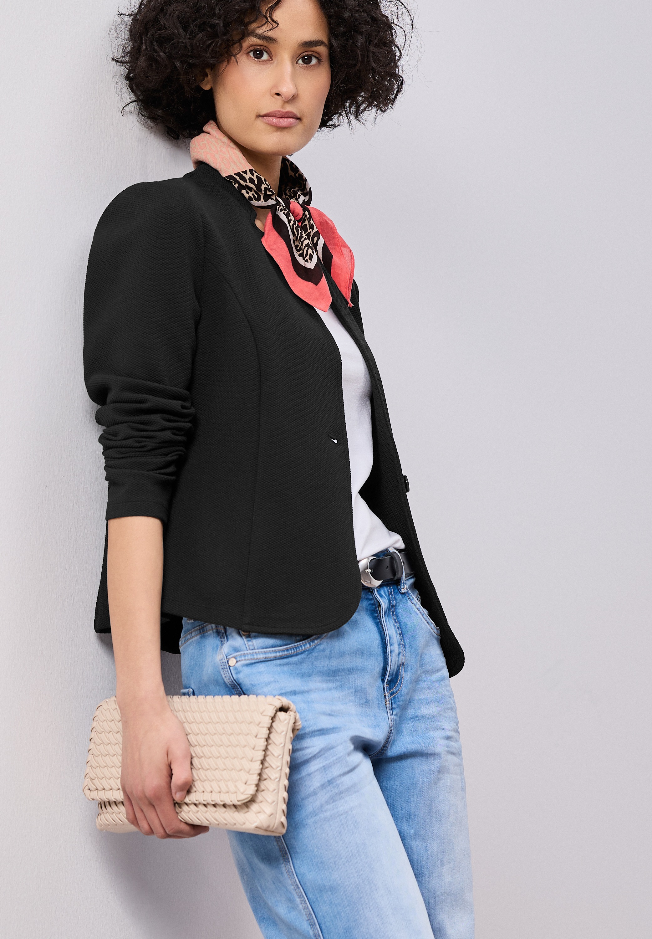 STREET ONE Jerseyblazer mit Struktur günstig online kaufen