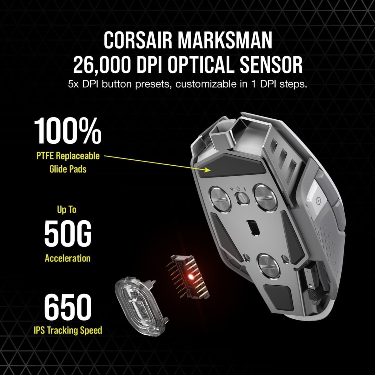 Corsair Gaming-Maus »SLIPSTREAM«, Bluetooth