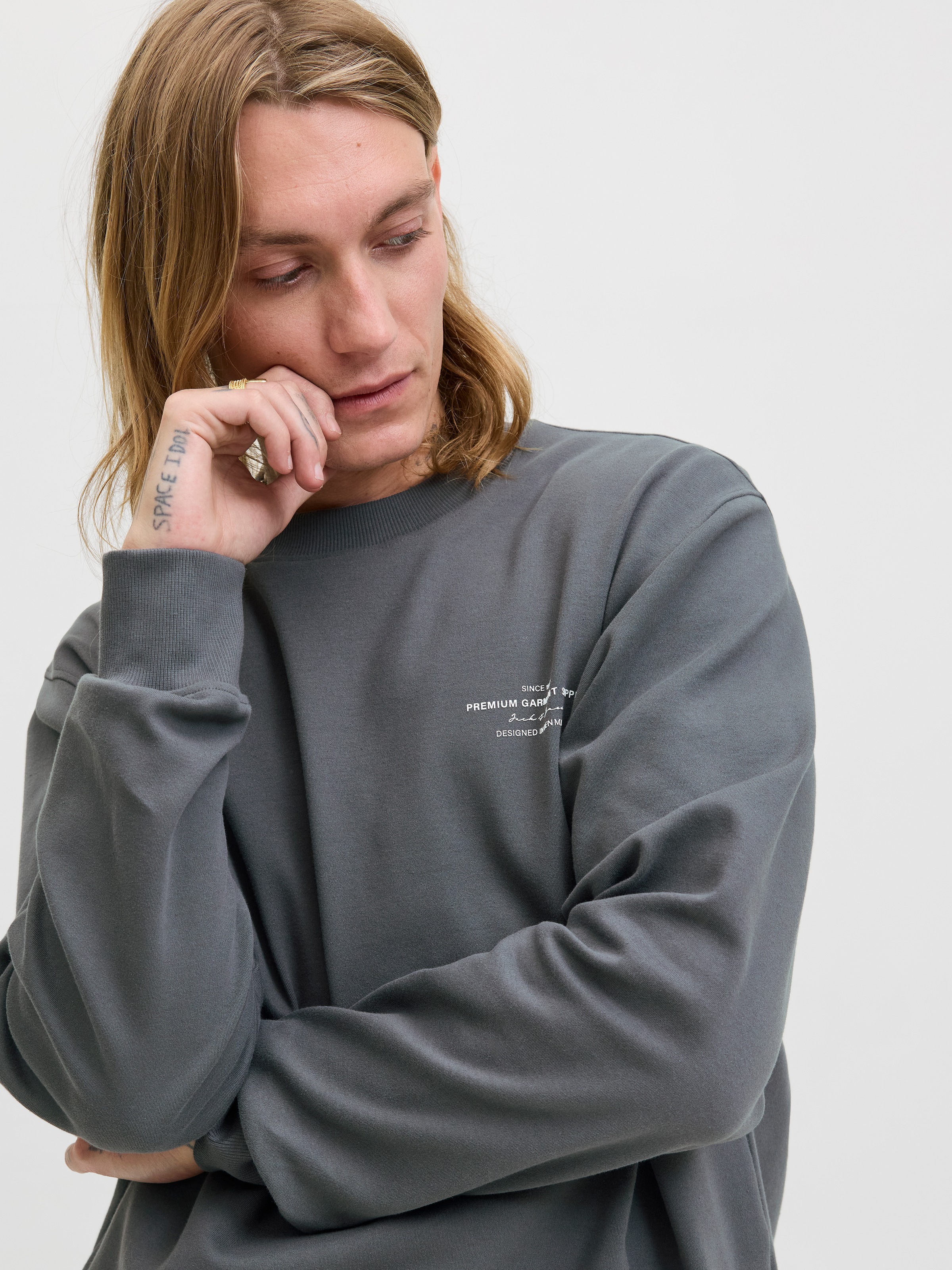 Jack & Jones Sweatshirt "JPRBLACHAD BRANDING SWEAT CREW NECK LN" günstig online kaufen