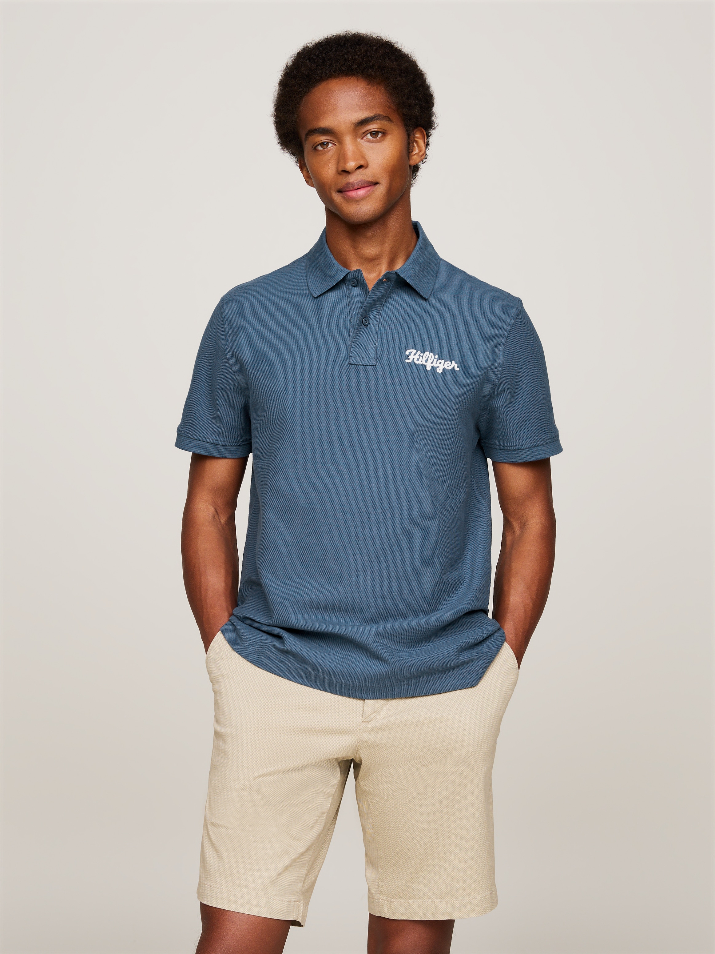 TOMMY HILFIGER Polo marškinėliai »HILFIGER CHAINSTITC...