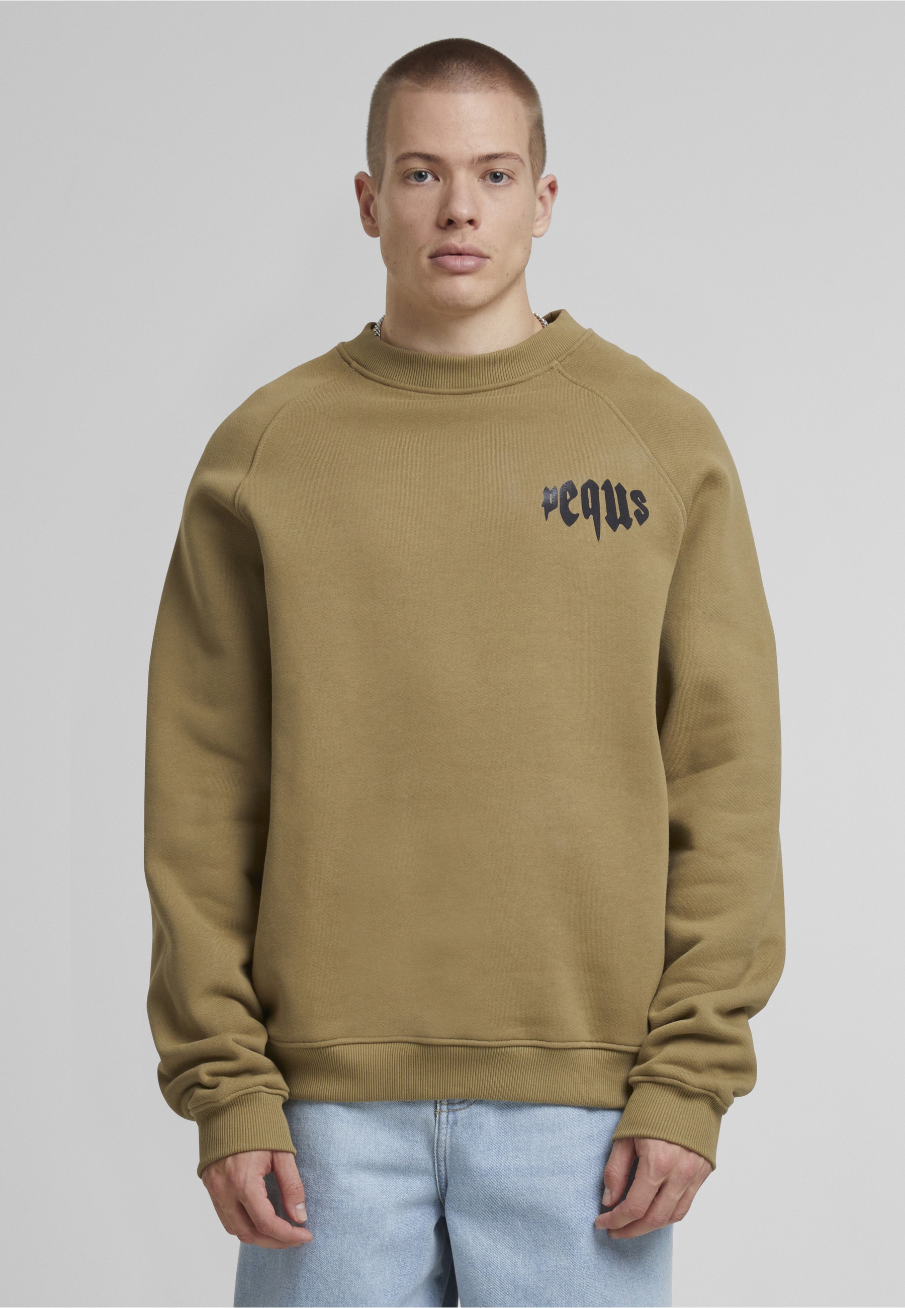 PEQUS Rundhalspullover »PEQUS PEQUS Mythic Chest Logo Sweater« 1 Stk.
