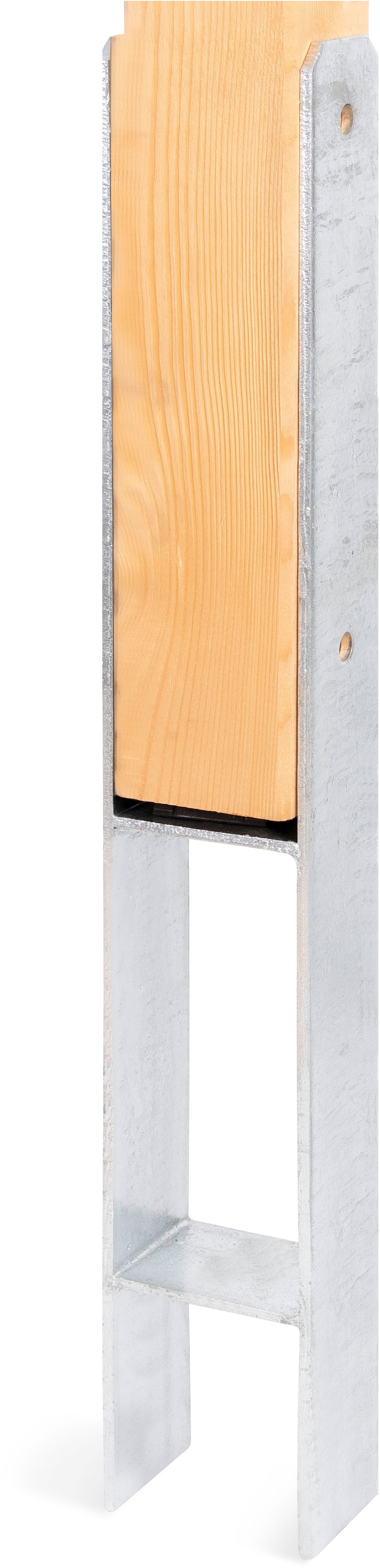 Alberts H-Pfostenanker, Materialstärke 5 mm, lichte Breite 71 mm, Höhe 600 mm