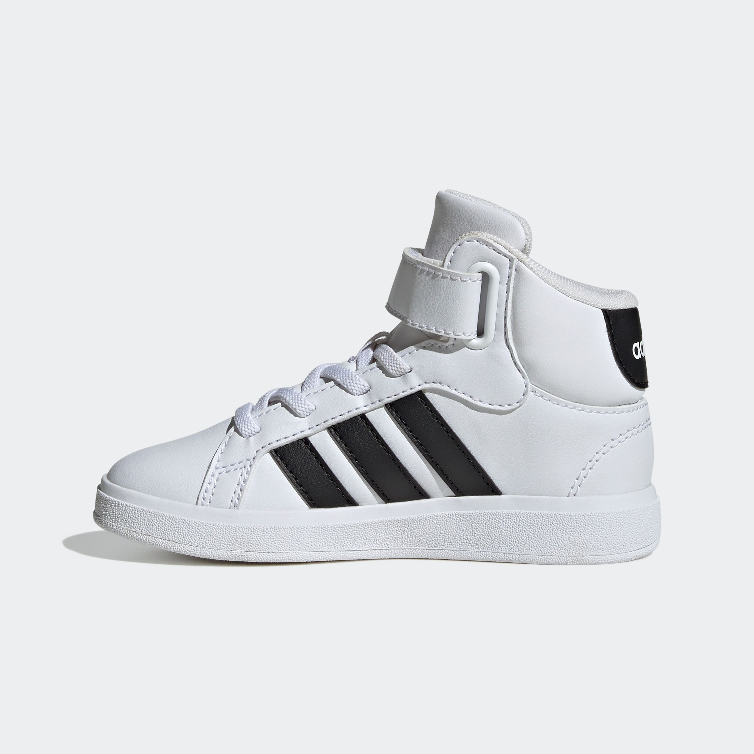 adidas Sportswear Sneaker »GRAND COURT MID KIDS«, Design auf den Spuren des adidas Superstar