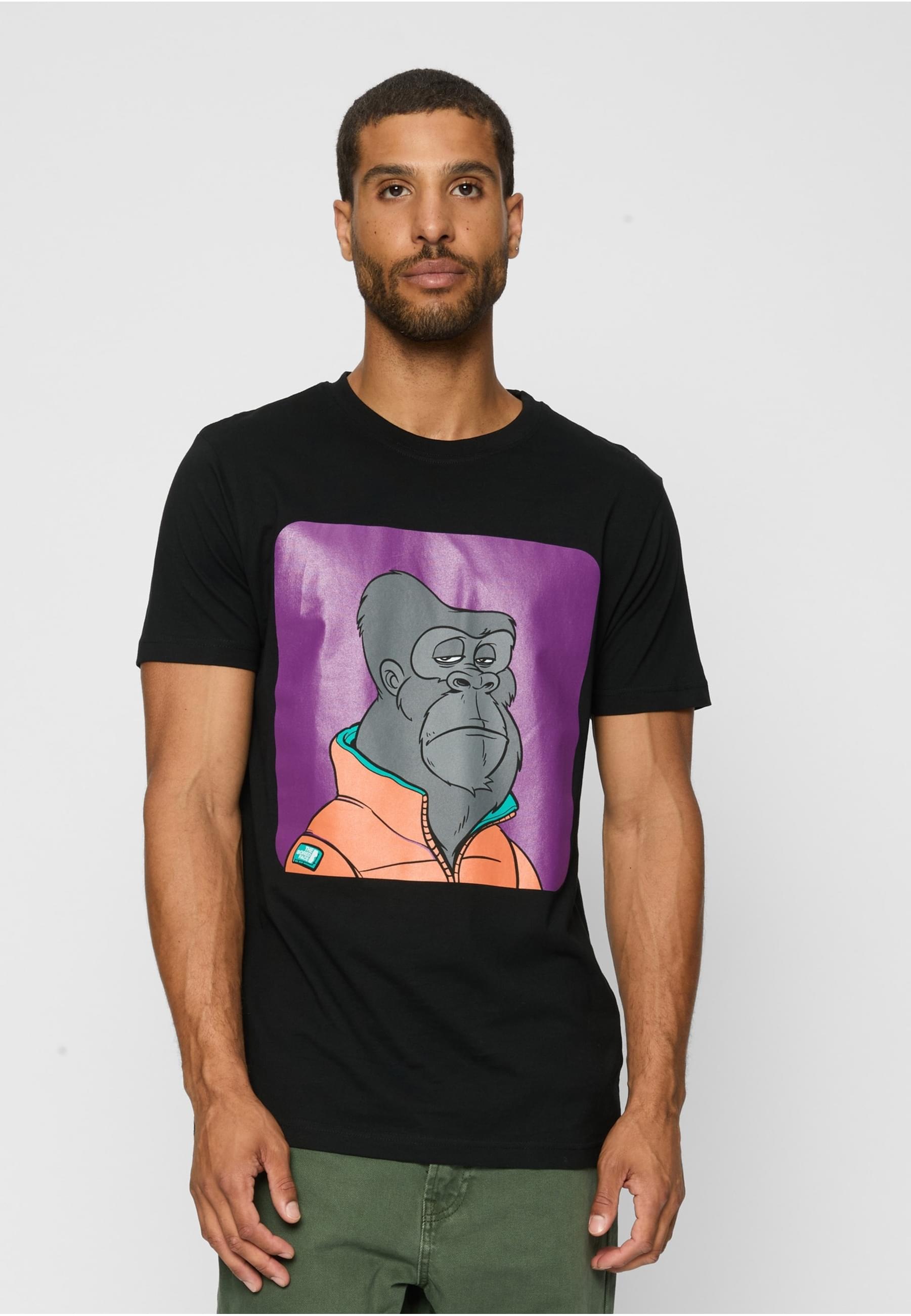 MisterTee T-Shirt »MisterTee Herren Bored Gorilla Multi Tee«, (1 tlg.)