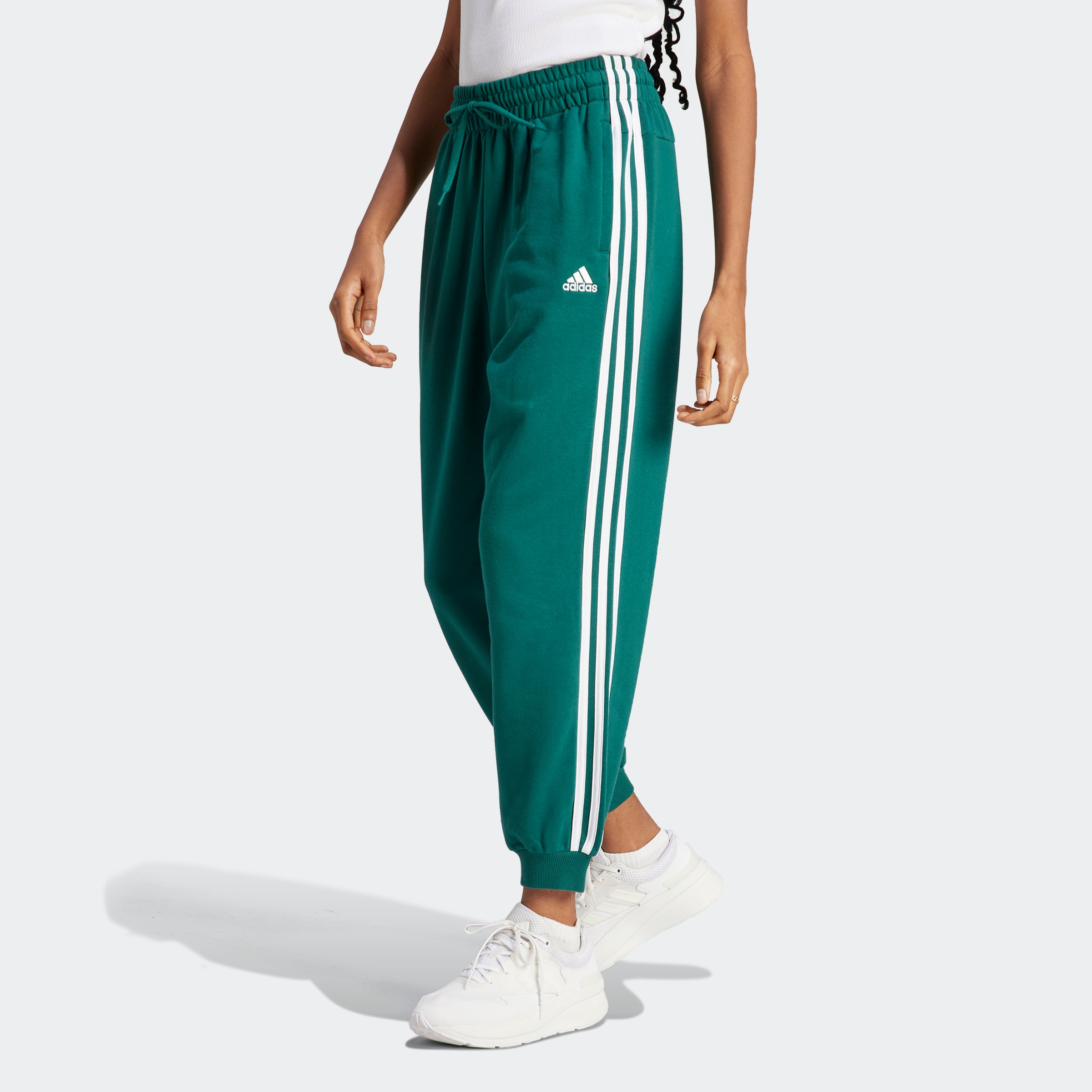 adidas Sportswear Sporthose (1 HOSE«, online auf tlg.) Rechnung | LOOSEFIT TERRY 3STREIFEN kaufen »ESSENTIALS BAUR FRENCH