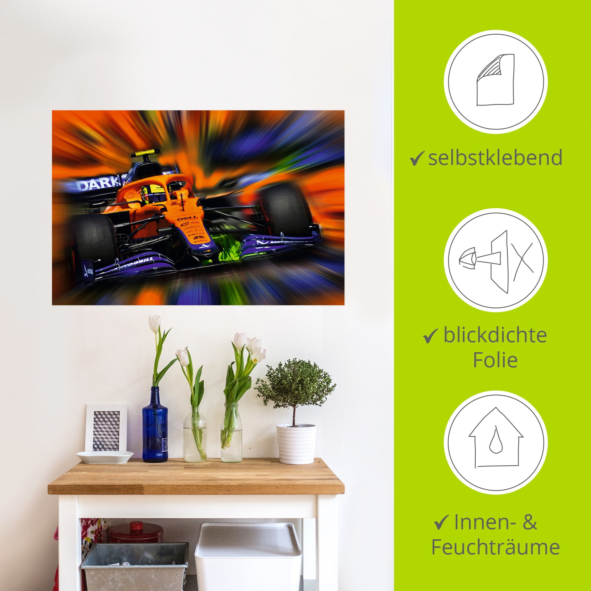 Artland Wandbild »Lando #4« Funsport 1 Stk. tlg. als Alubild, Leinwandbild, Poster, Wandaufkleber in verschied. Größen