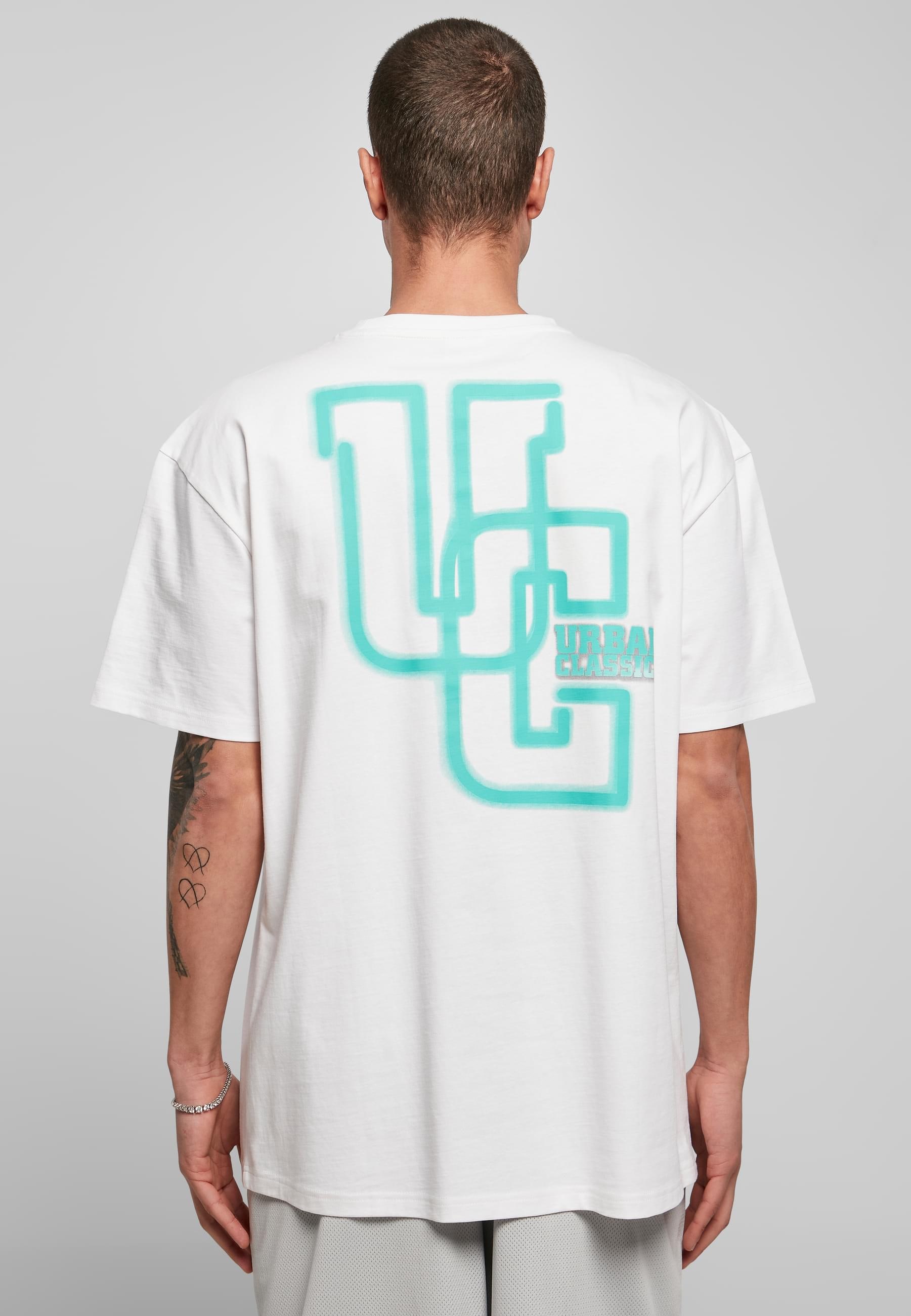URBAN CLASSICS T-Shirt »Urban Classics Herren Glow Logo Tee«, (1 tlg.)