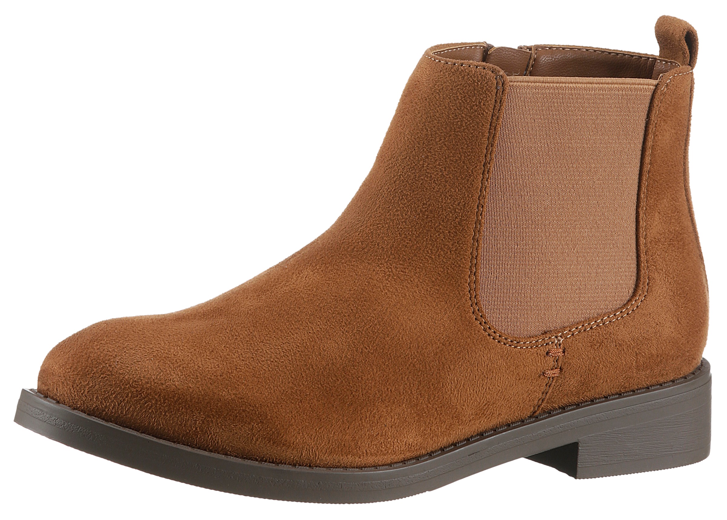 Aniston SHOES Chelseaboots, Stiefelette, Blockabsatz, mit breitem Stretch - günstig online kaufen