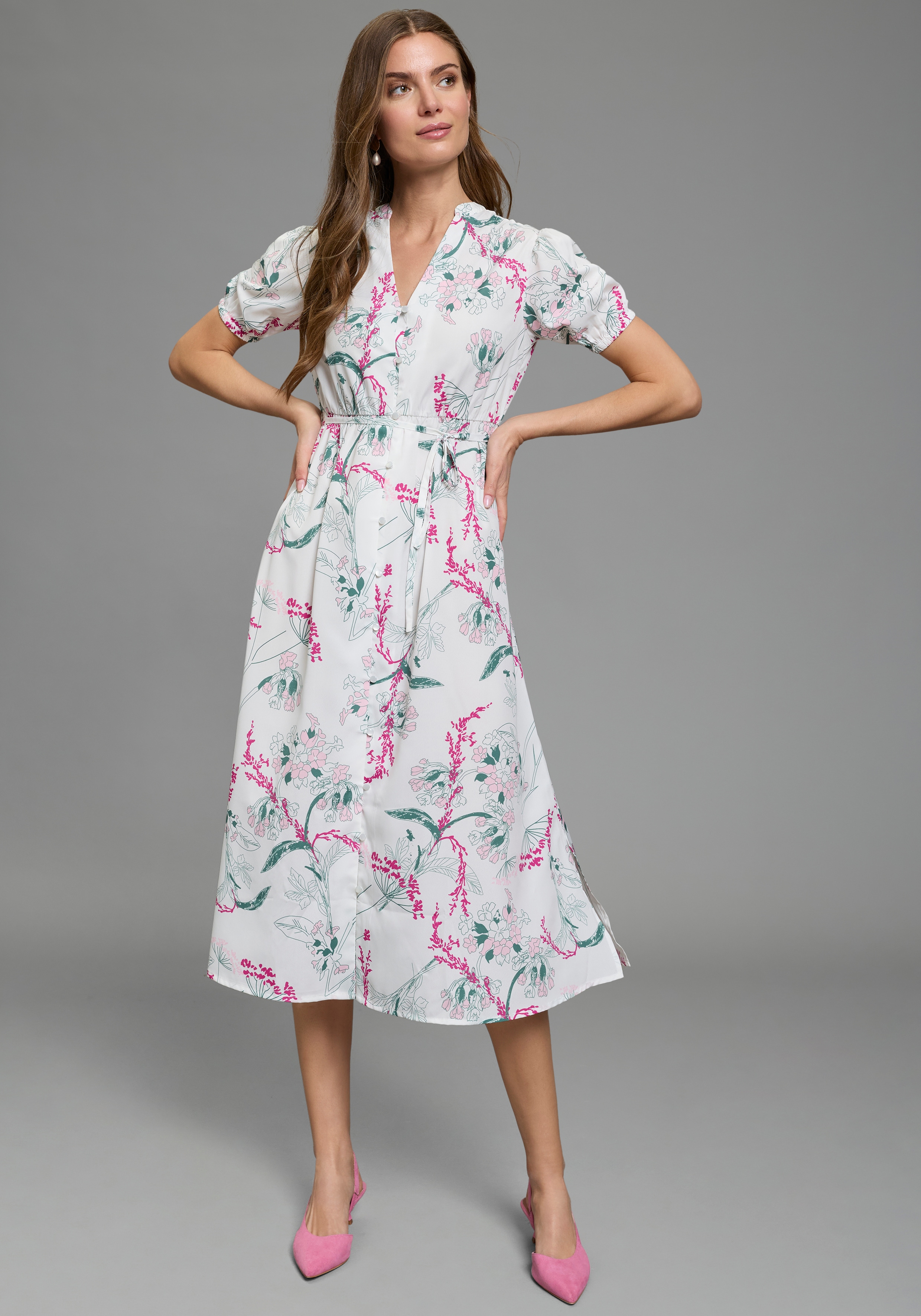 Laura Scott Blusenkleid femininer Stil, für vielseitige Anlässe, aus Polyester