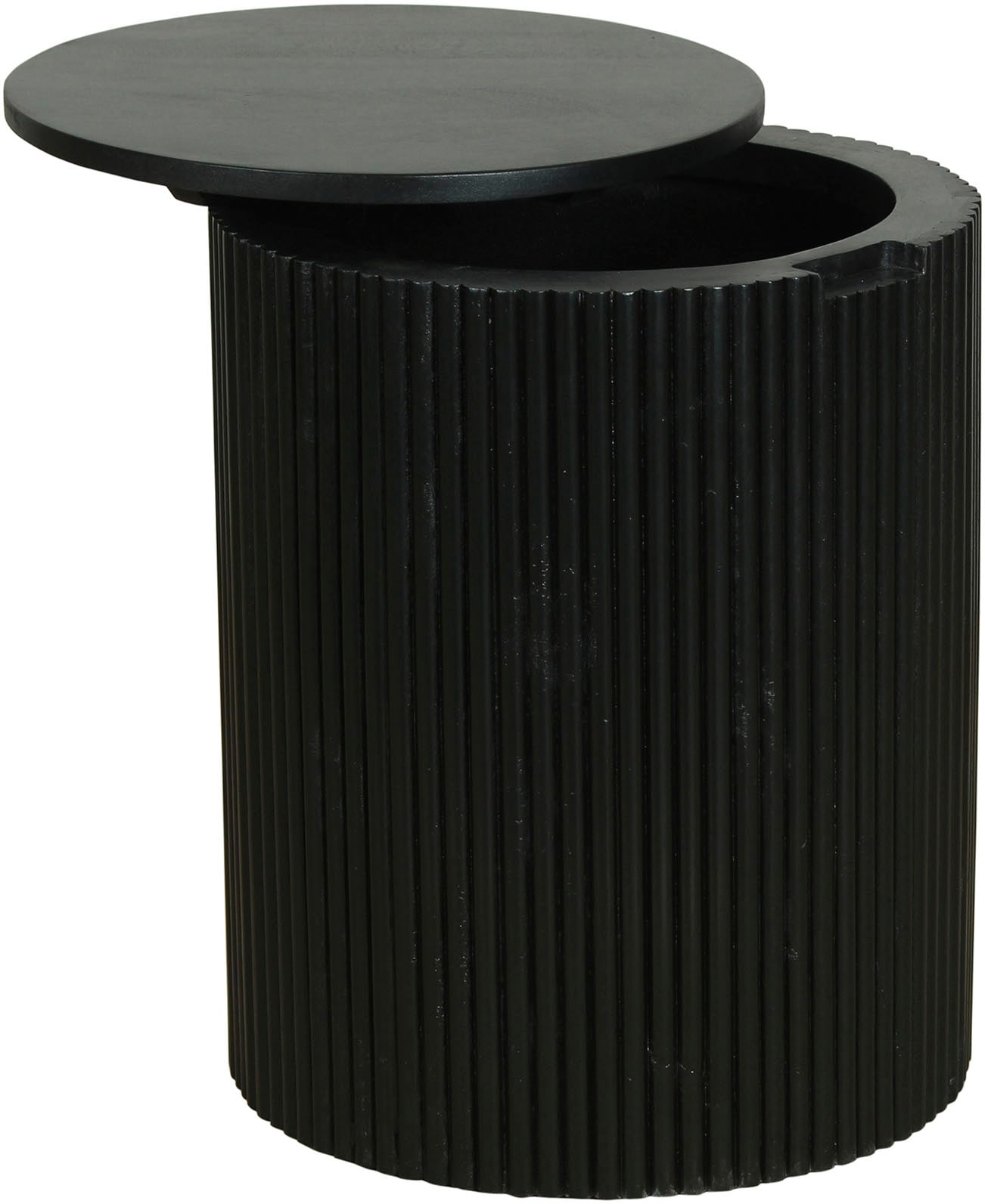 byLIVING Couchtisch »OWEN« Schwarz, Tischplatte zum Abnehmen, Stauraum, Breite: 40 oder 80 cm
