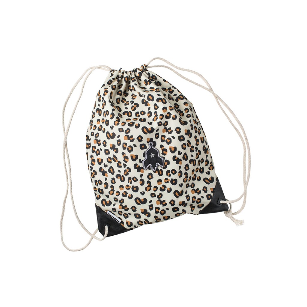 WeeDo Turnbeutel »Monsterbag CHEETADO Leopard«, Verstärkung an den Ecken, nachhaltig produziert