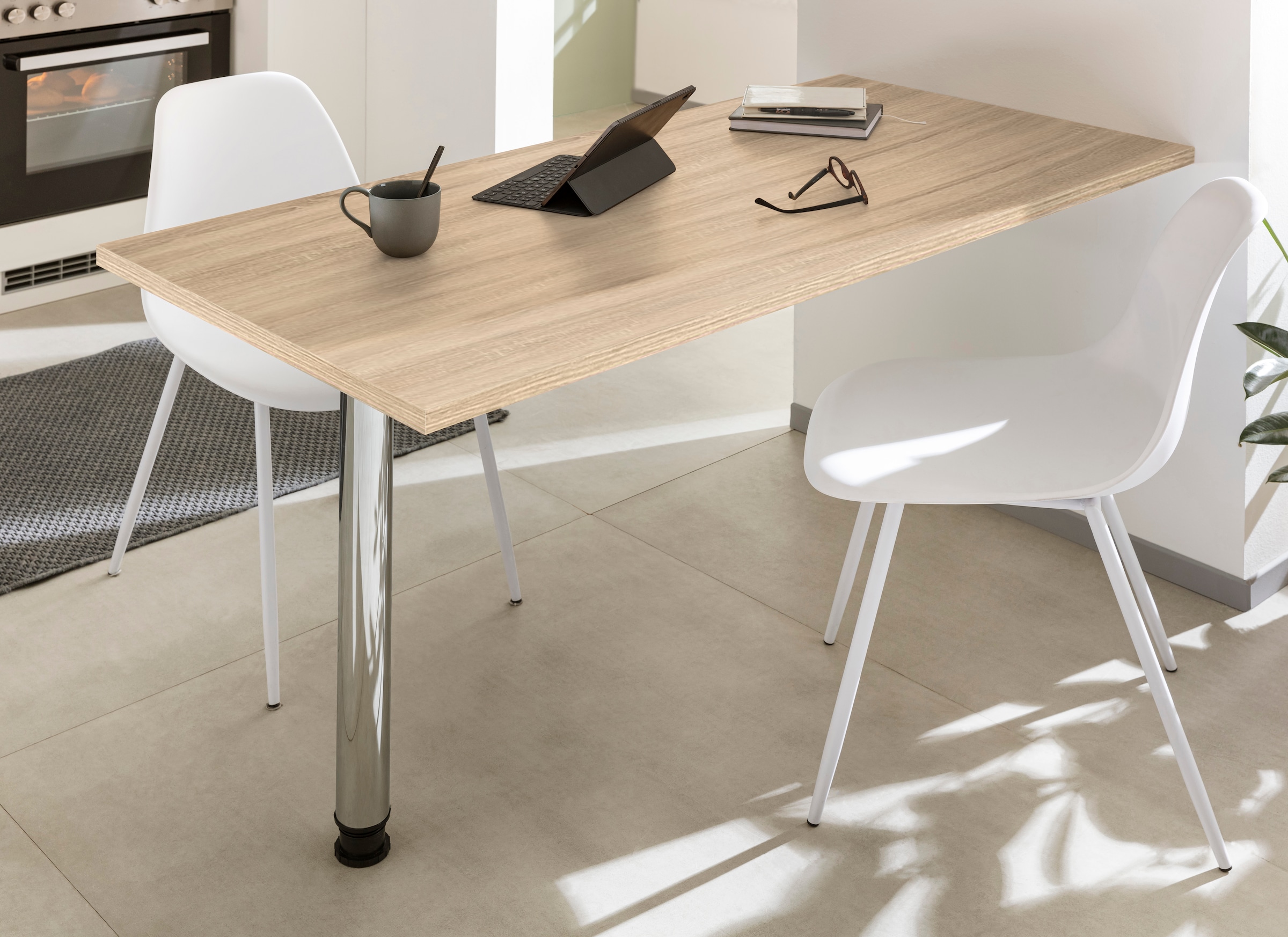 HELD MÖBEL Tresentisch "Virginia", 138 cm breit, ideal für kleine Küchen günstig online kaufen