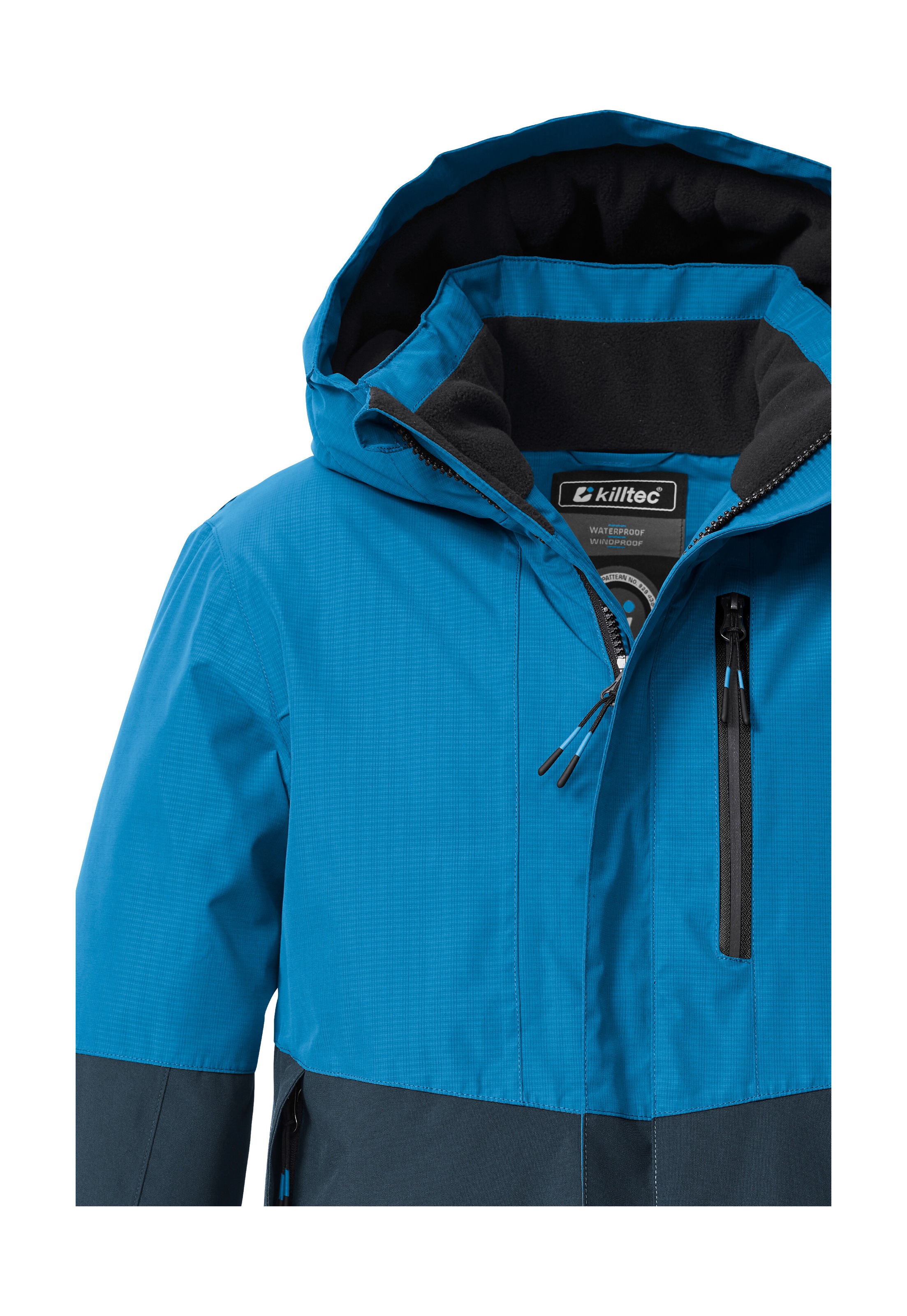 Thumbnail - Killtec Funktionsjacke "KOW 222 BYS JCKT" Wind- u. wasserdichte Kinderjacke mit Fleece, reflektierender Print