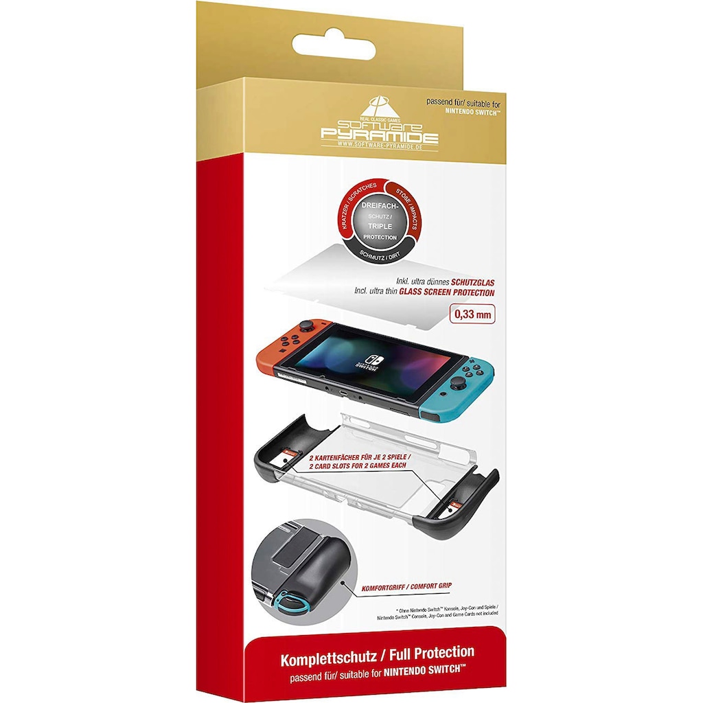 Software Pyramide Schutzfolie »Komplettschutz-Set für Nintendo Switch«, (1 St.)