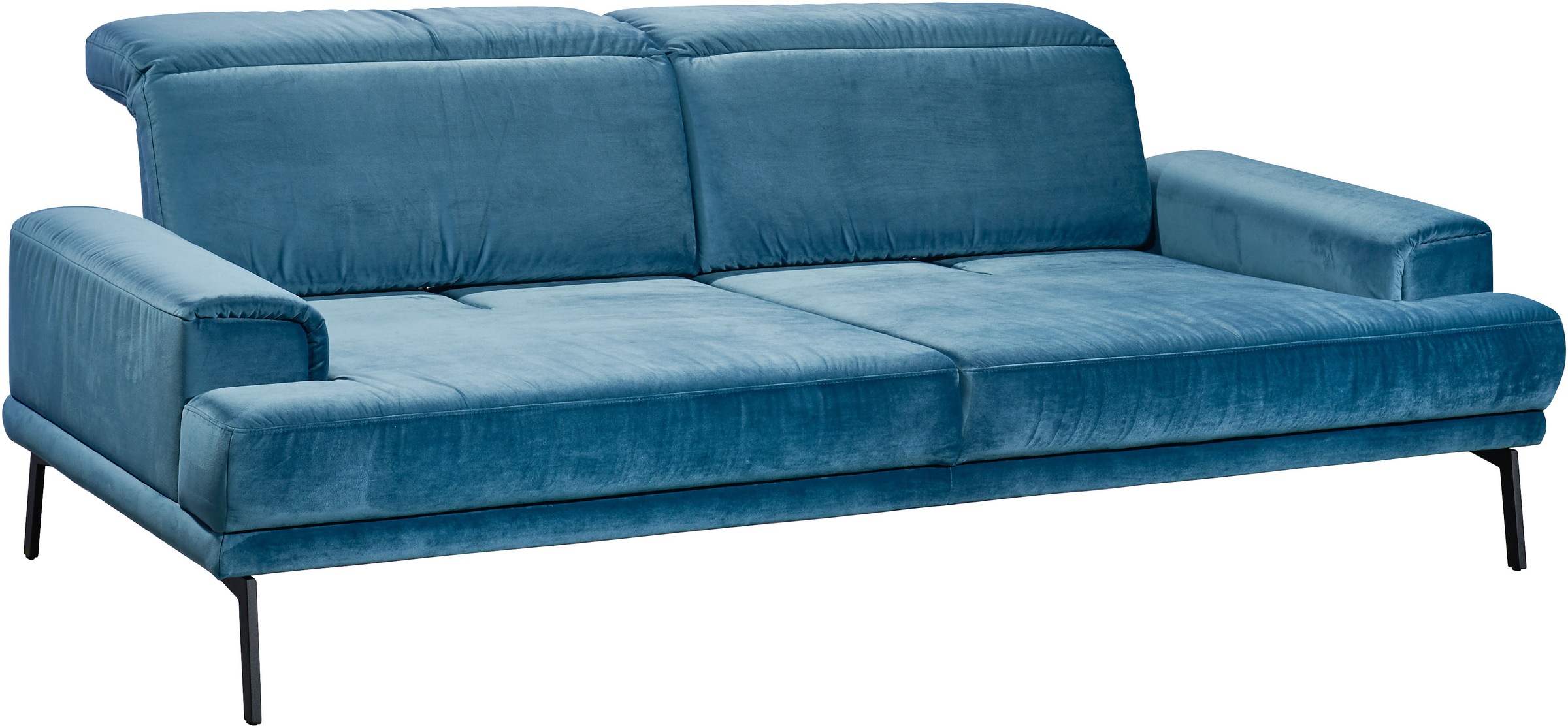 Musterring 3-Sitzer »MR 4580«, inkl. Kopf- und Sitztiefenverstellung, Fuß schwarz, B228 x T103 cm