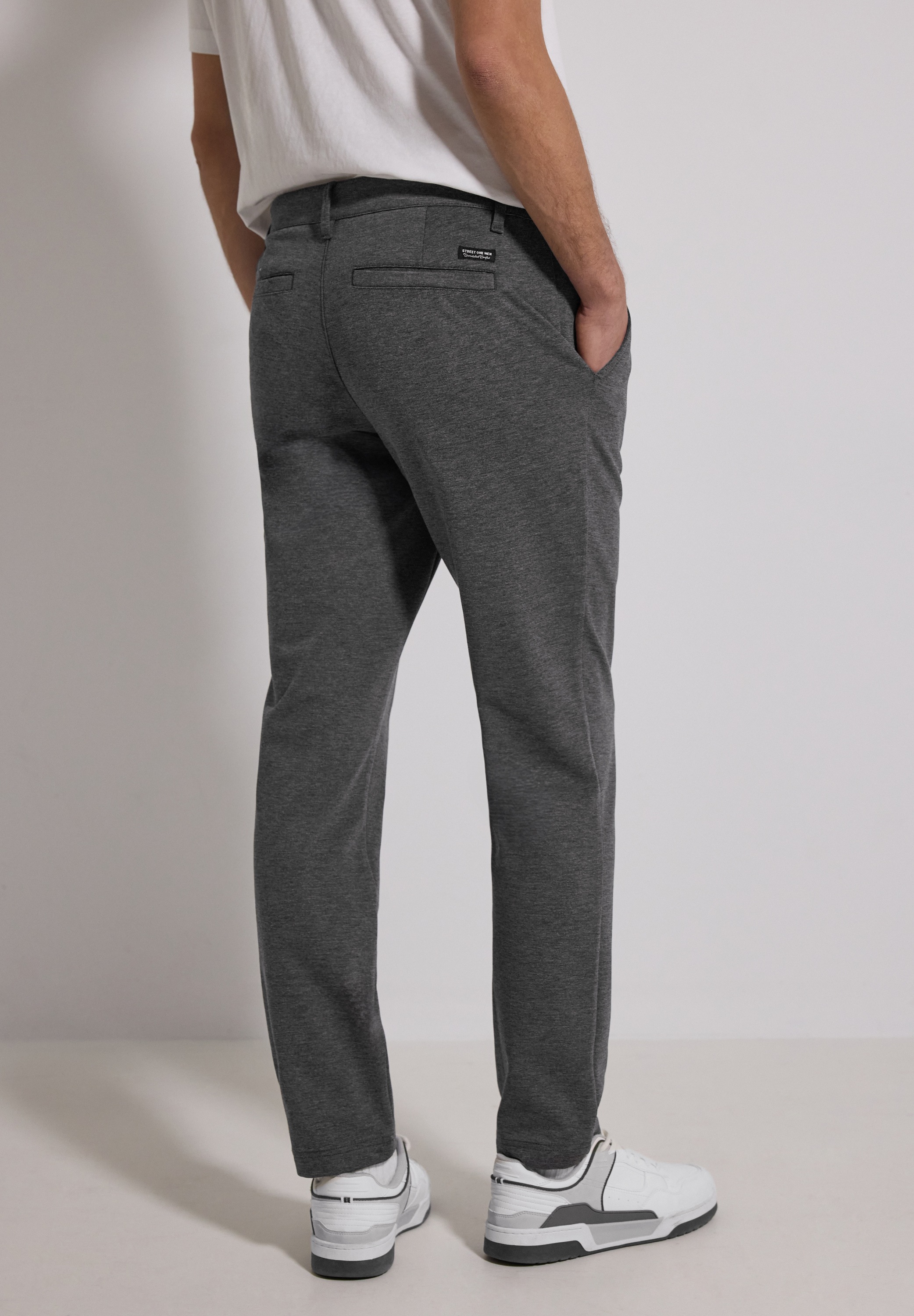 STREET ONE MEN Stoffhose Middle Waist günstig online kaufen