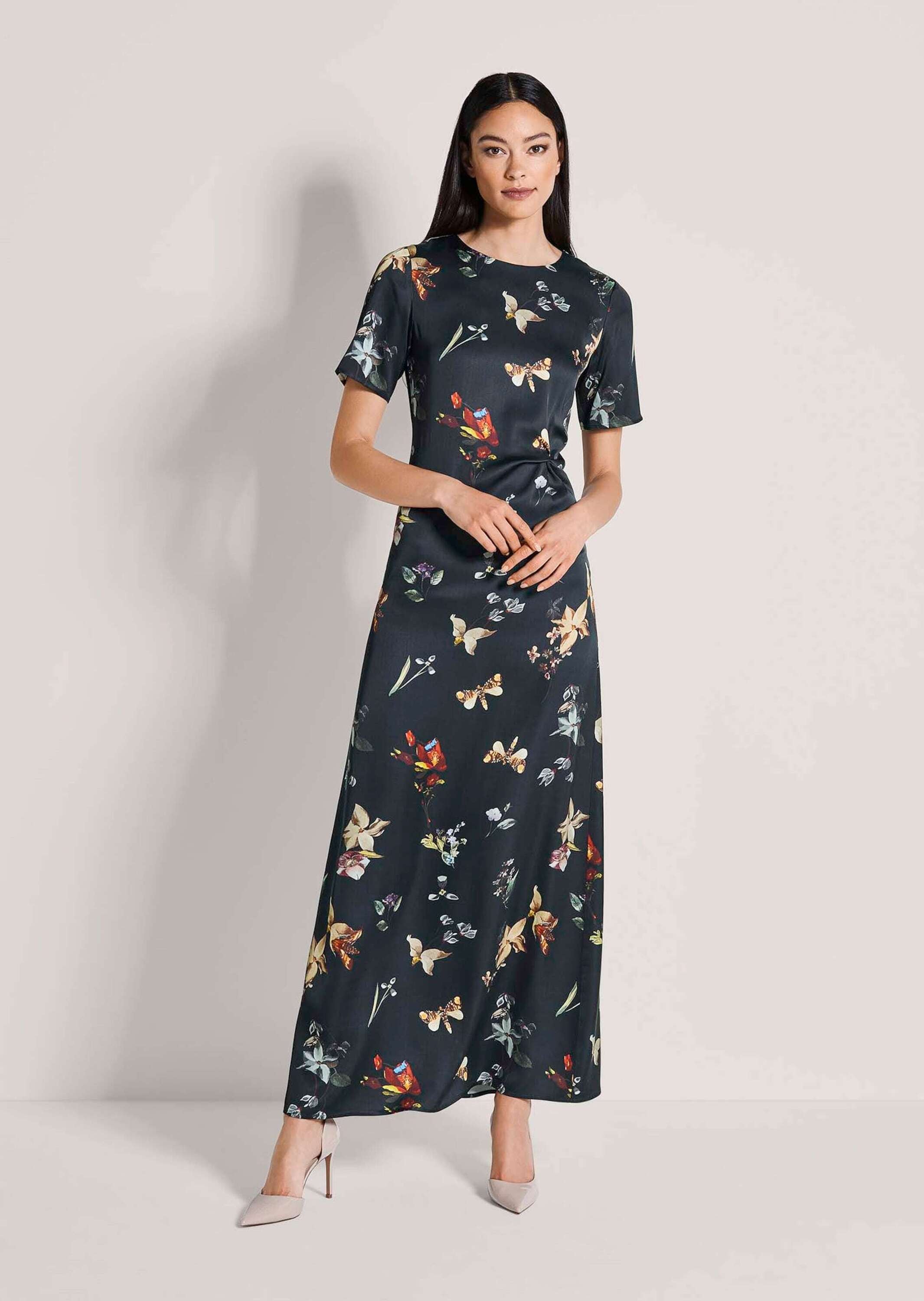 MADELEINE Midikleid »Sommerkleid Maxikleid mit floralem Print«