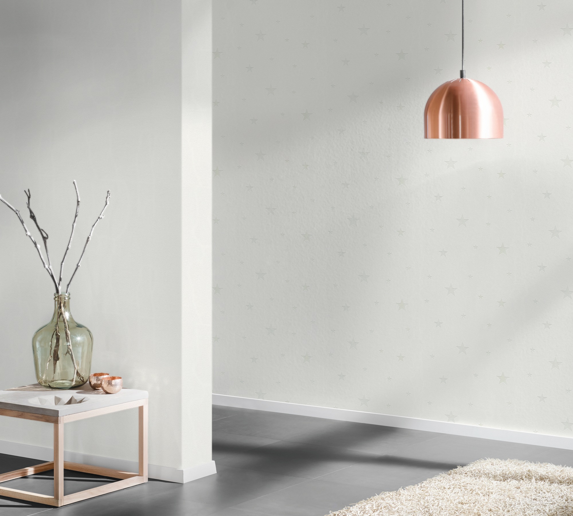 A.S. Création Vliestapete »Il Decoro Uni«, uni-einfarbig-unifarben, Tapete einfarbig Tapeten Wohnzimmer Schlafzimmer Küche Flur Design