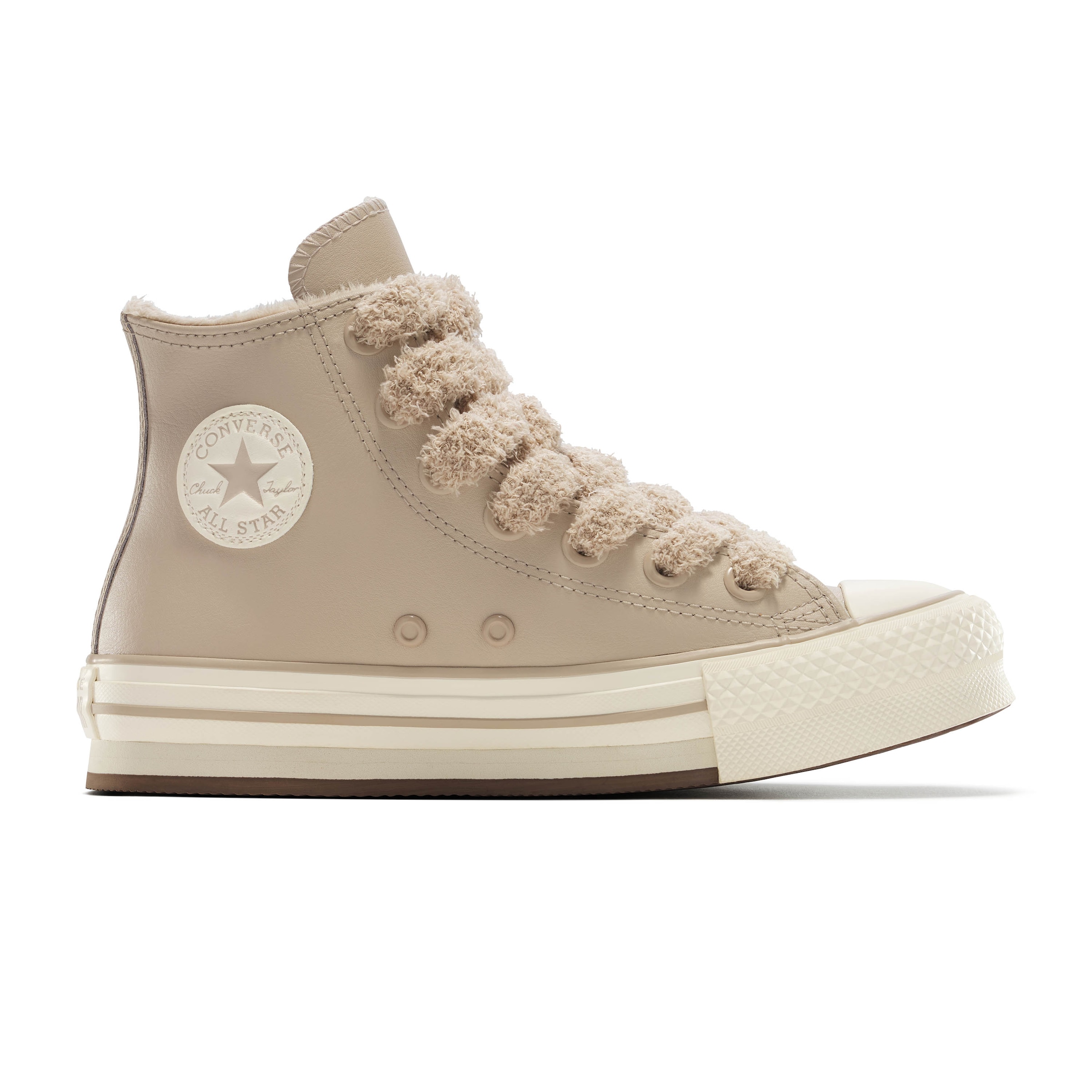 Converse Sneaker »Chuck Taylor All Star EVA Lift«  wetterfestes Leder, gefüttert, Teddylaces