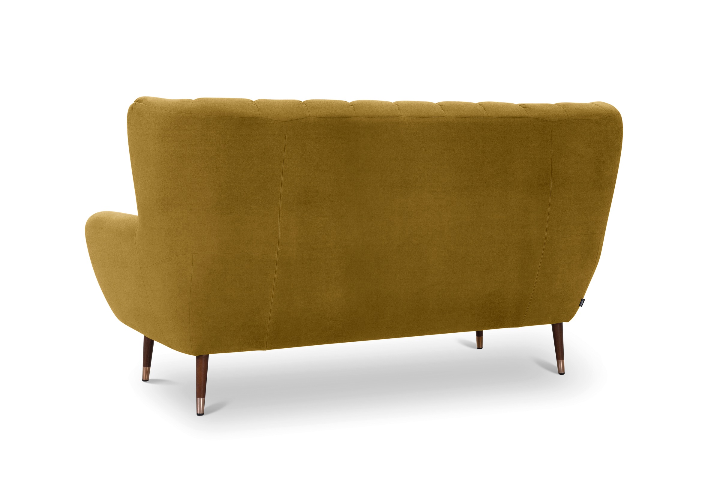 exxpo - sofa fashion 3-Sitzer »Polly, bequem mit hoher Rückenlehne, hohe Füße, Ohrensesselcouch«, Küchensofa, mit hochwertigen Bezügen