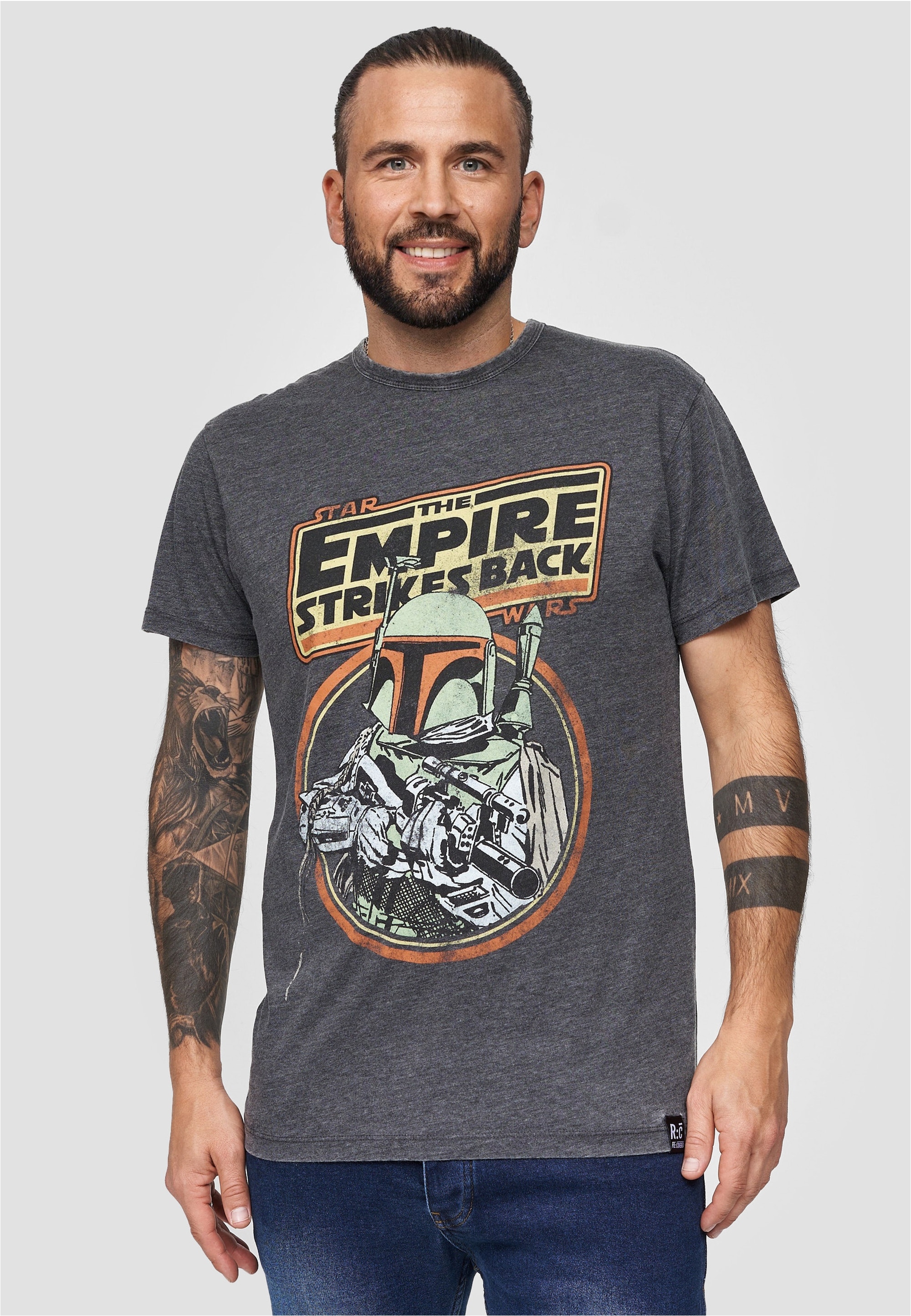 Recovered T-Shirt "Star Wars The Empire Strikes Back Boba Fett", mit coolem günstig online kaufen